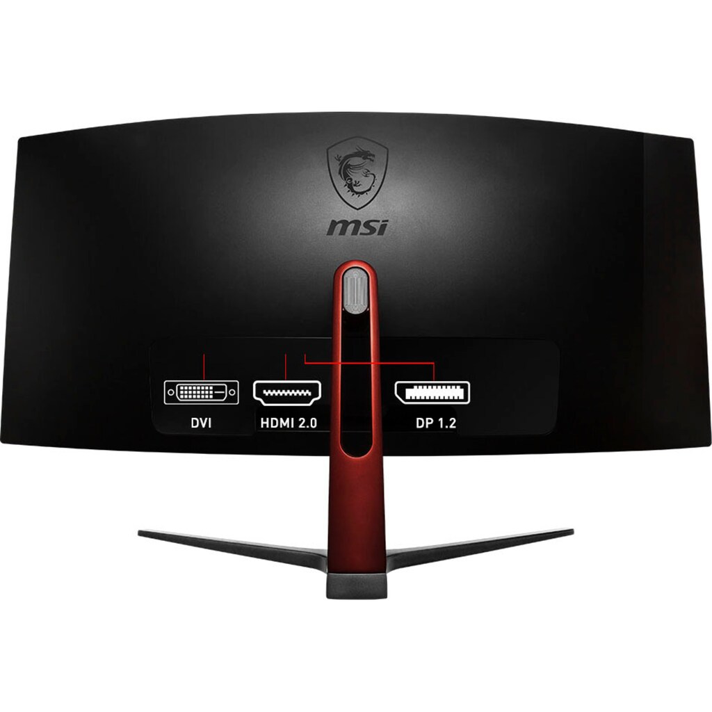 MSI Gaming-Monitor »Optix MAG341CQ«, 86,4 cm/34 Zoll, 3440 x 1440 px, UWQHD, 8 ms Reaktionszeit, 100 Hz