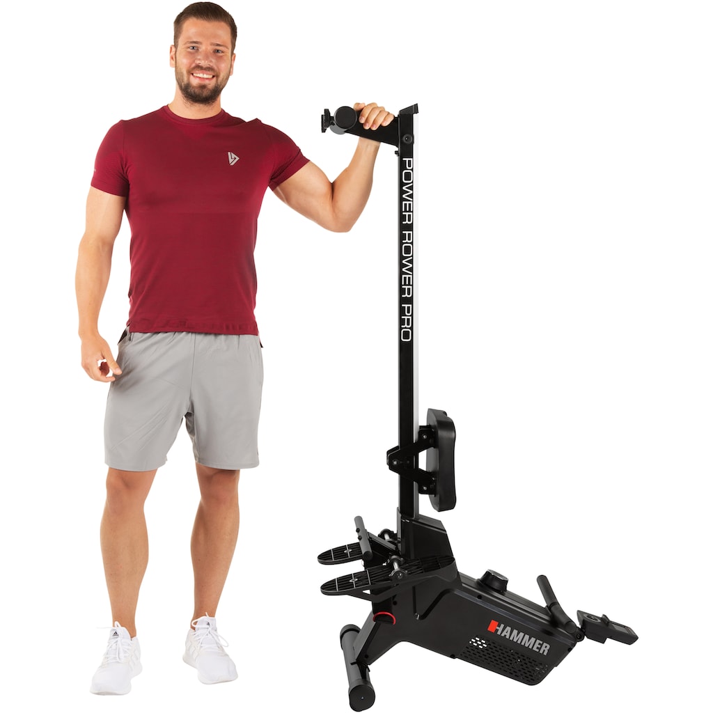 Hammer Rudergerät »POWER ROWER PRO II«, mit 8-facher manueller Widerstandsverstellung