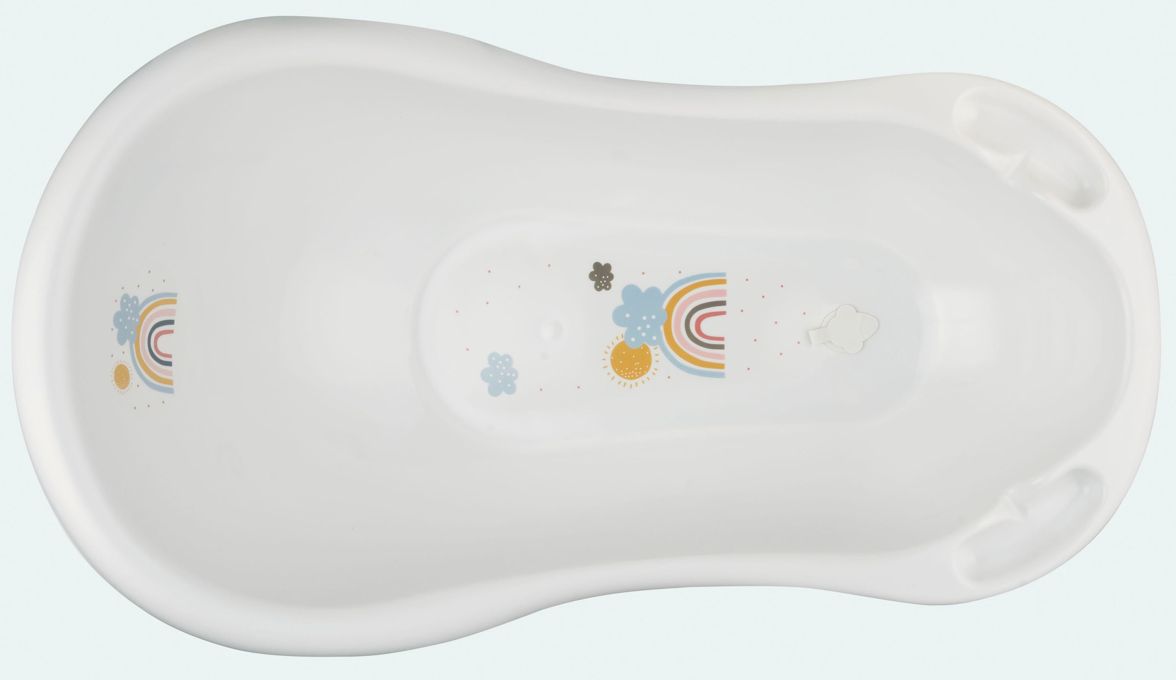 keeeper Babybadewanne »Maria - Rainbow, weiß«, mit Stöpsel, Made in Europe