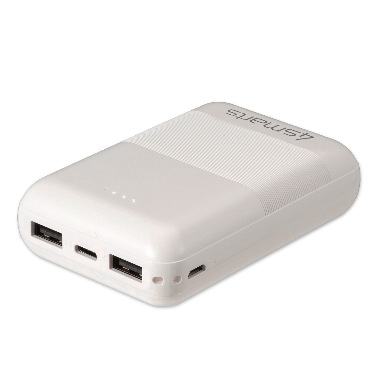 4smarts Powerbank »VoltHub Go2 10000 mAh«, 4smarts Powerbank VoltHub Go2 10000mAh weiß, 10000 mAh, 5 V