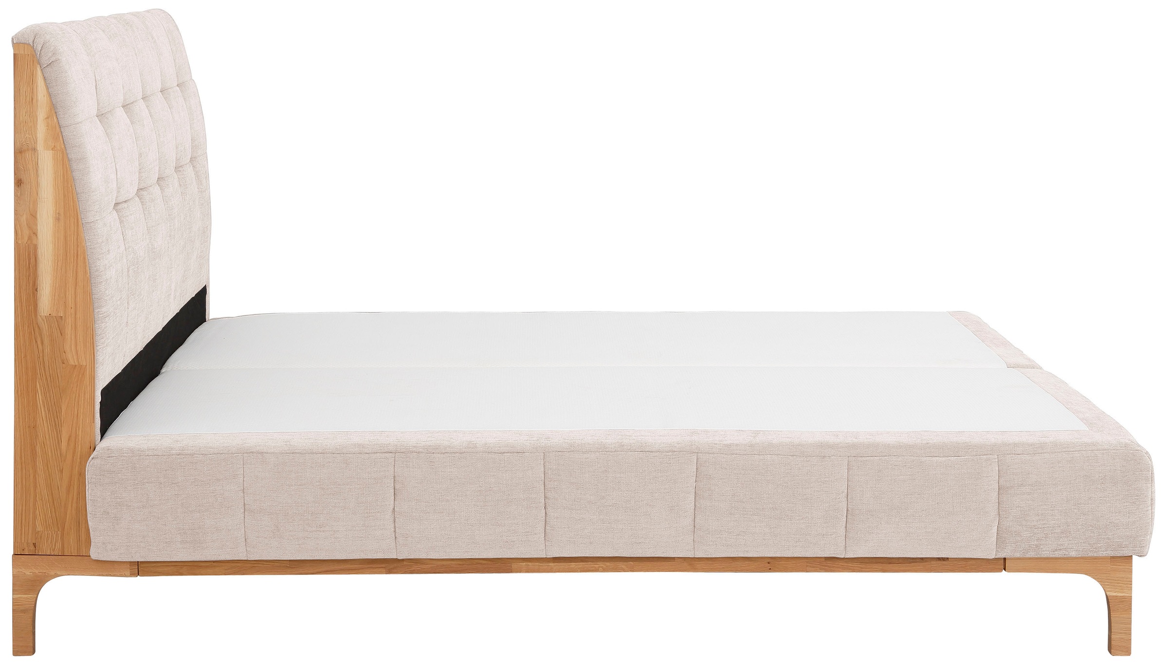 OTTO products Boxspringbett »Jelle«, (5 St.), zertifizierte, recycelte Bezugsstoffe, verschiedene Ausführungen