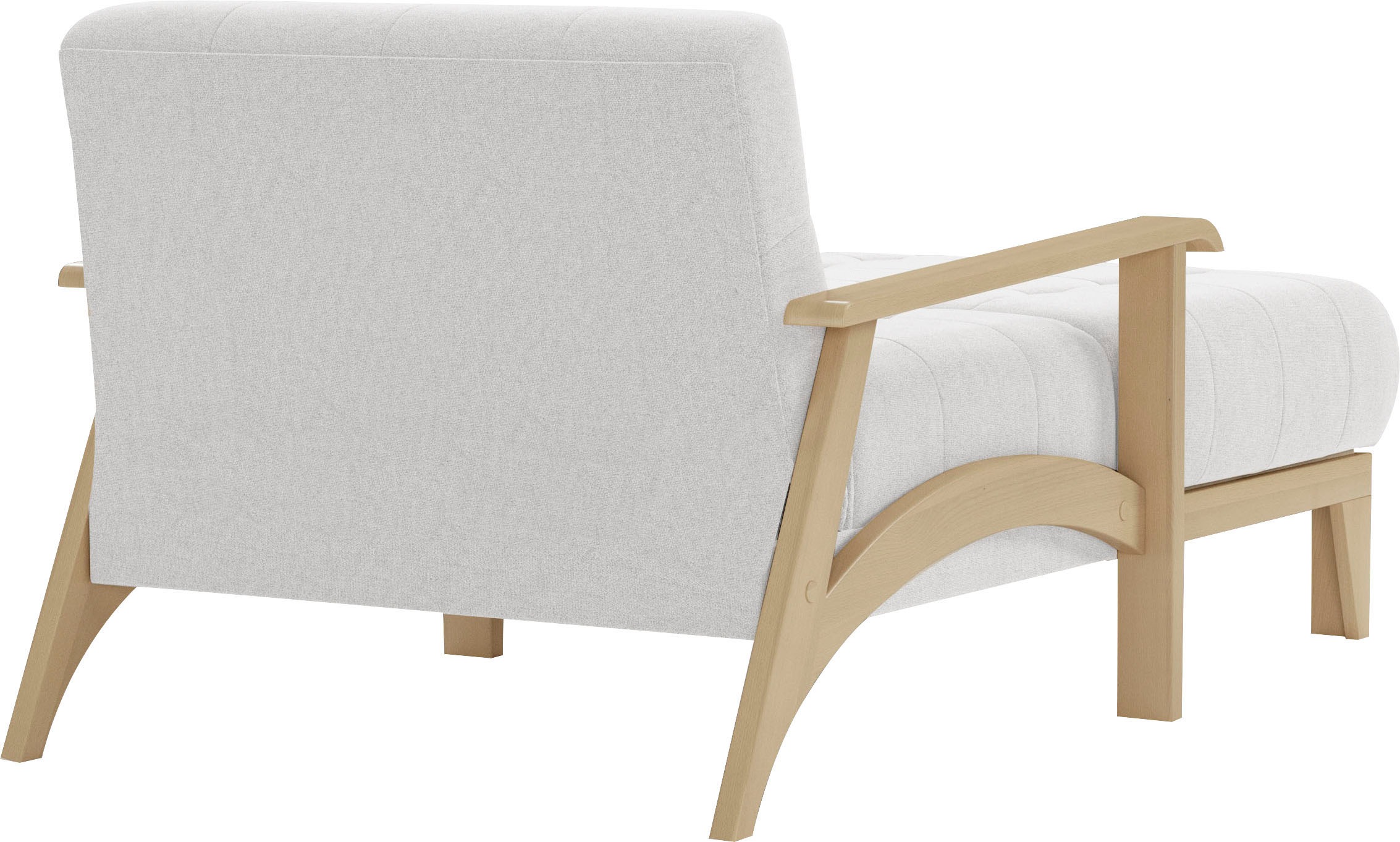sit&more Recamiere »Billund«, Armlehnen aus Buchenholz in natur, verschiedene Bezüge und Farben