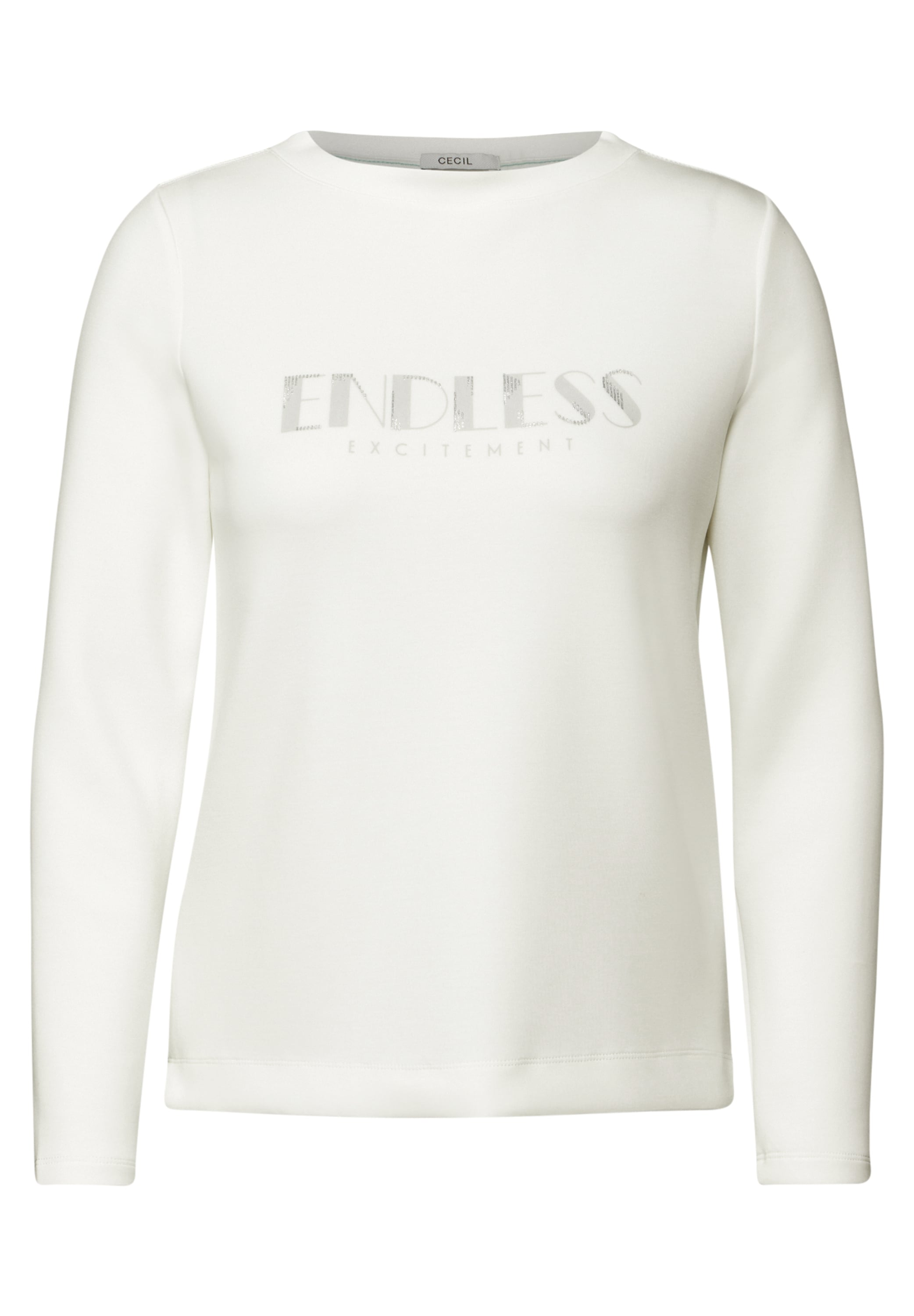 Cecil Langarmshirt, mit U-Boot-Ausschnitt