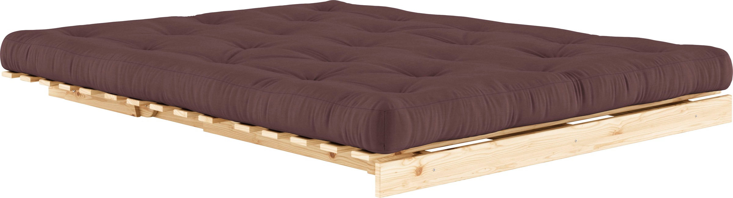 Karup Design Daybett »Daybett Roots Schlafsofa – Gästebett & Sofa aus FSC®-Kiefer«, Inkl. Futonmatratze, in mehreren Größen & Farben erhältlich
