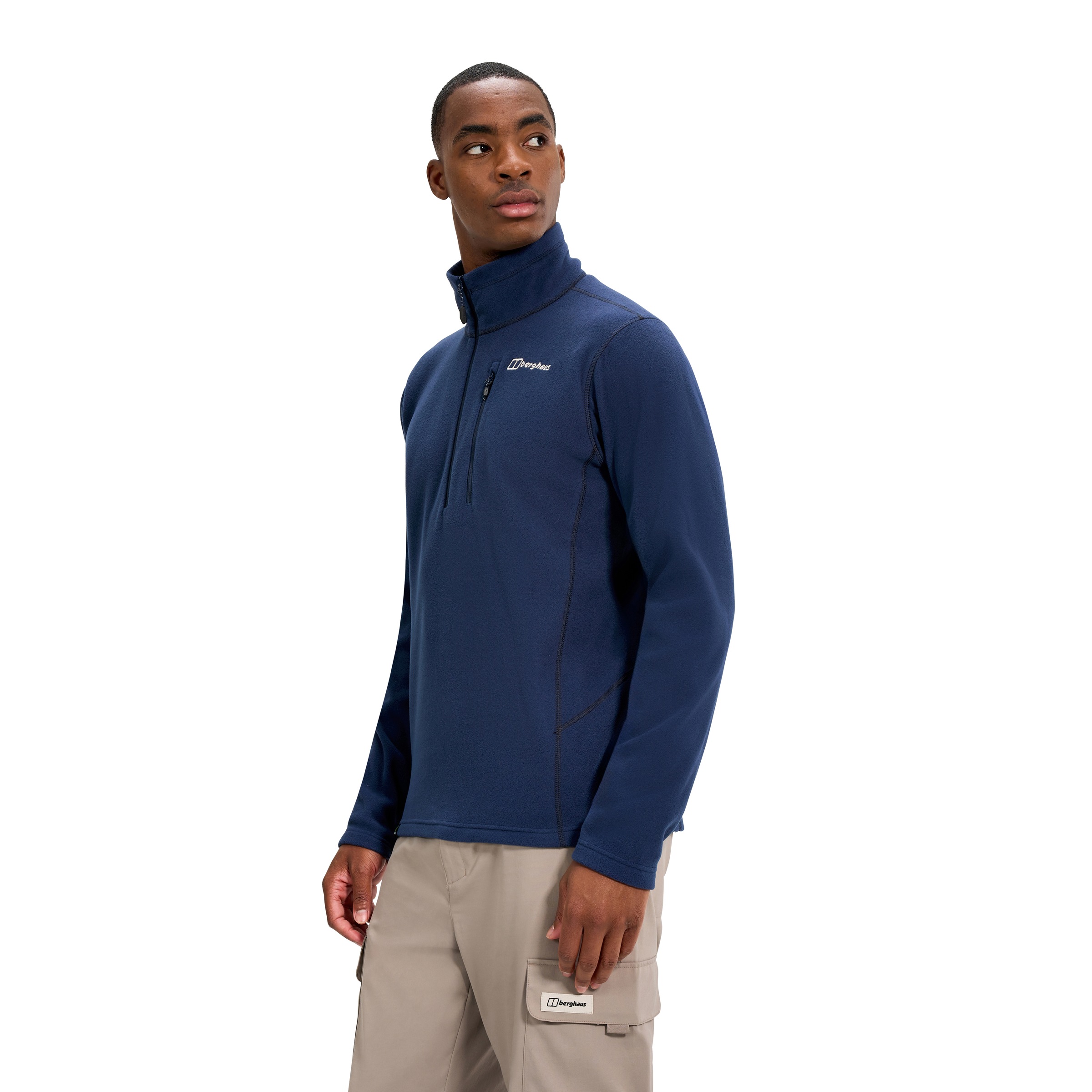 Berghaus Strickfleece-Pullover aus Polyester, mit Half-Zip, aus Polartec® Classic Microfleece
