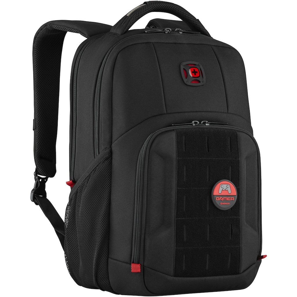 Wenger Laptoprucksack »PlayerMode Gaming-Laptop-Rucksack 15,6 Zoll, schwarz«, für Laptops bis 15,6 Zoll