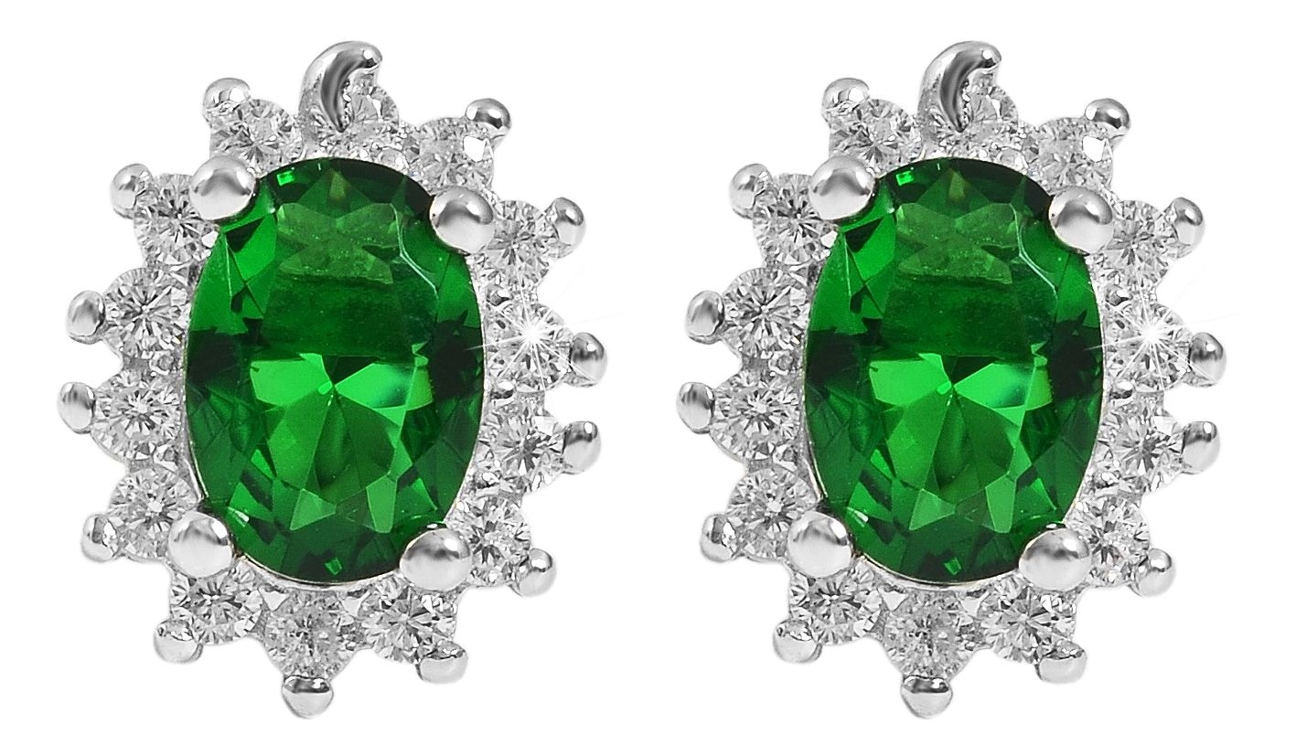 Adelia´s Paar Ohrhänger "Damen Ohrringe – Ohrstecker aus 925 Silber mit Zir günstig online kaufen