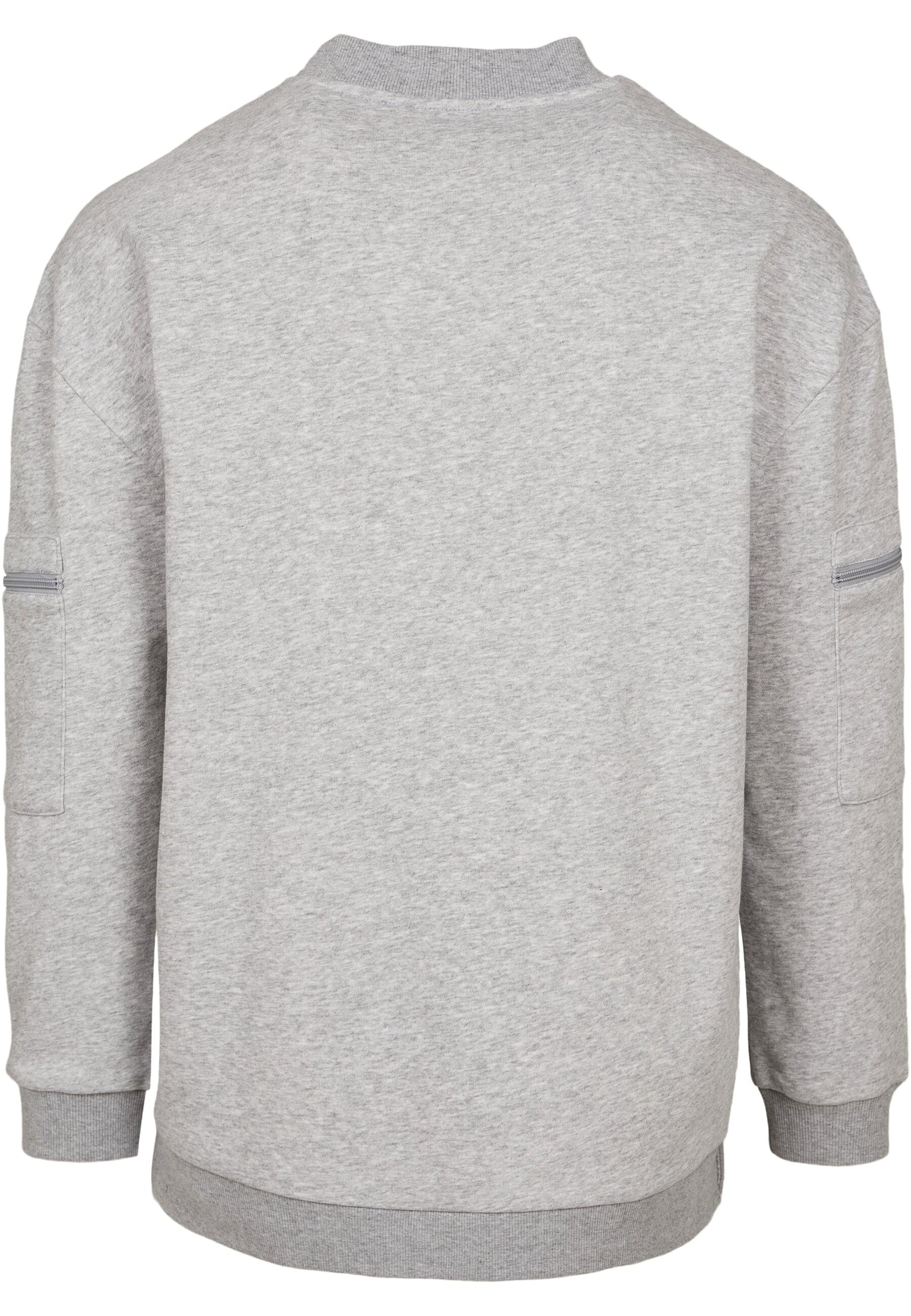URBAN CLASSICS Rundhalspullover »Urban Classics Herren Training Terry Crew«, (1 tlg.)