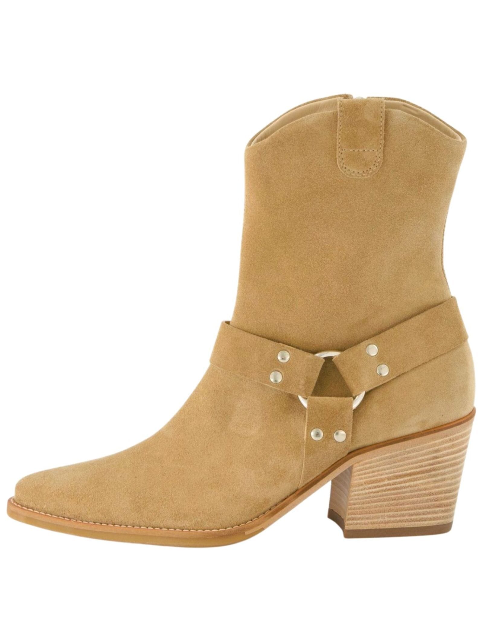 Paul Green Bikerboots »Paul Green Stiefelette Veloursleder«