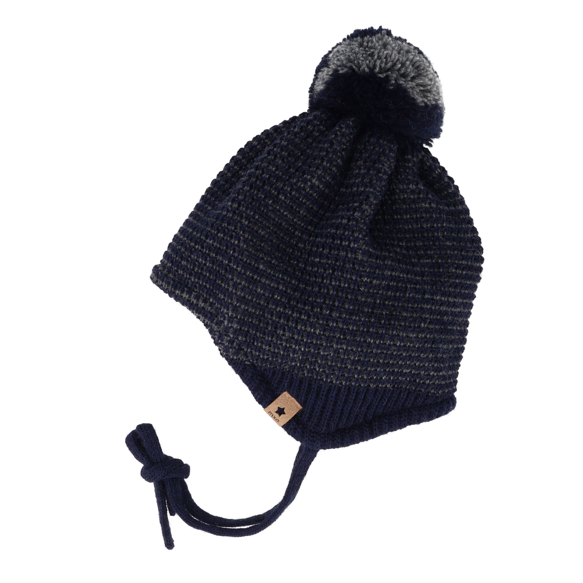 Thumbnail - MAXIMO Strickmütze, Wollanteil, gefüttert, zum Binden, mit Bommel