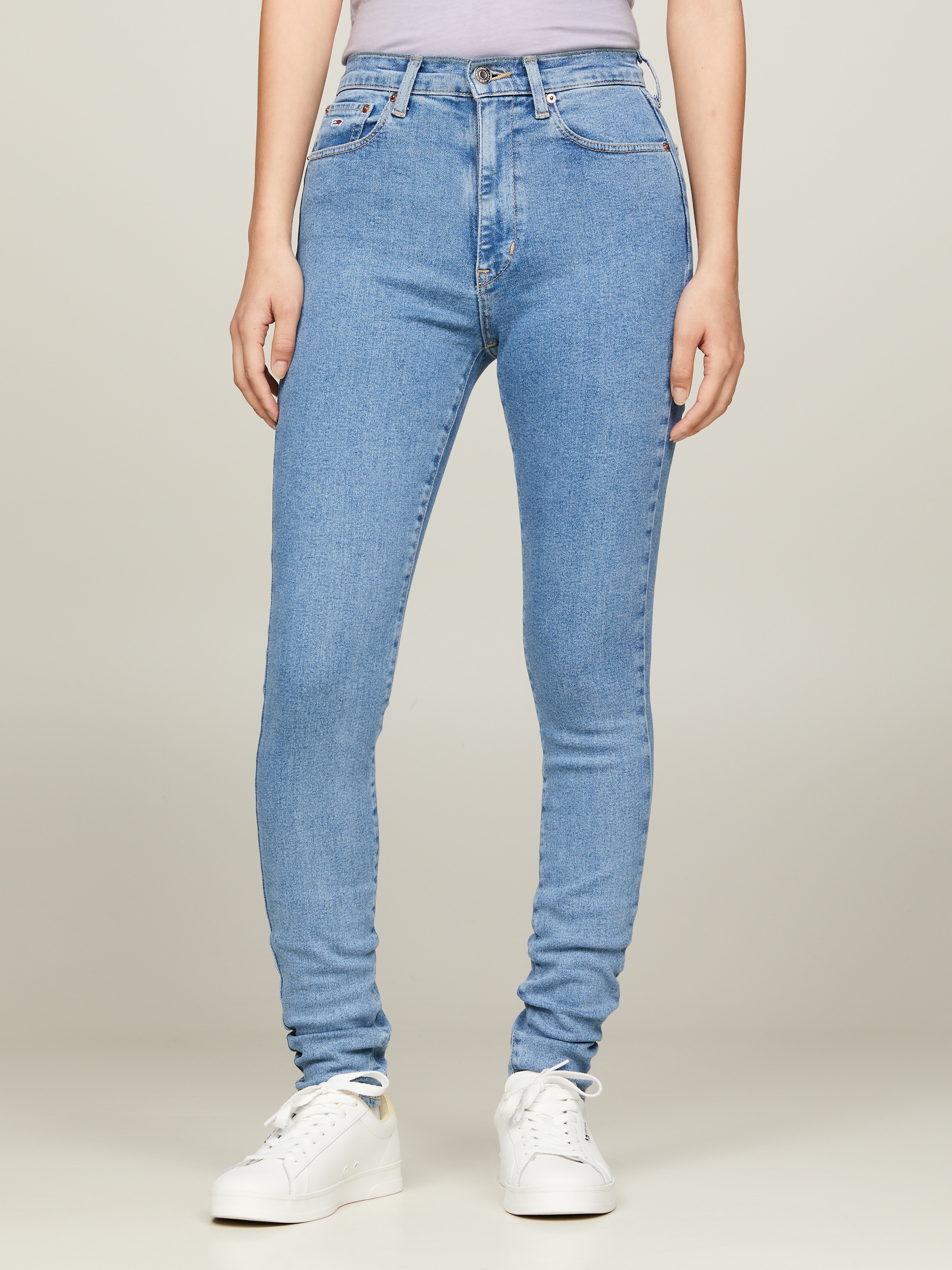 Tommy Jeans Bequeme Jeans "Sylvia Skinny Slim Jeans Hohe Leibhöhe", mit Led günstig online kaufen