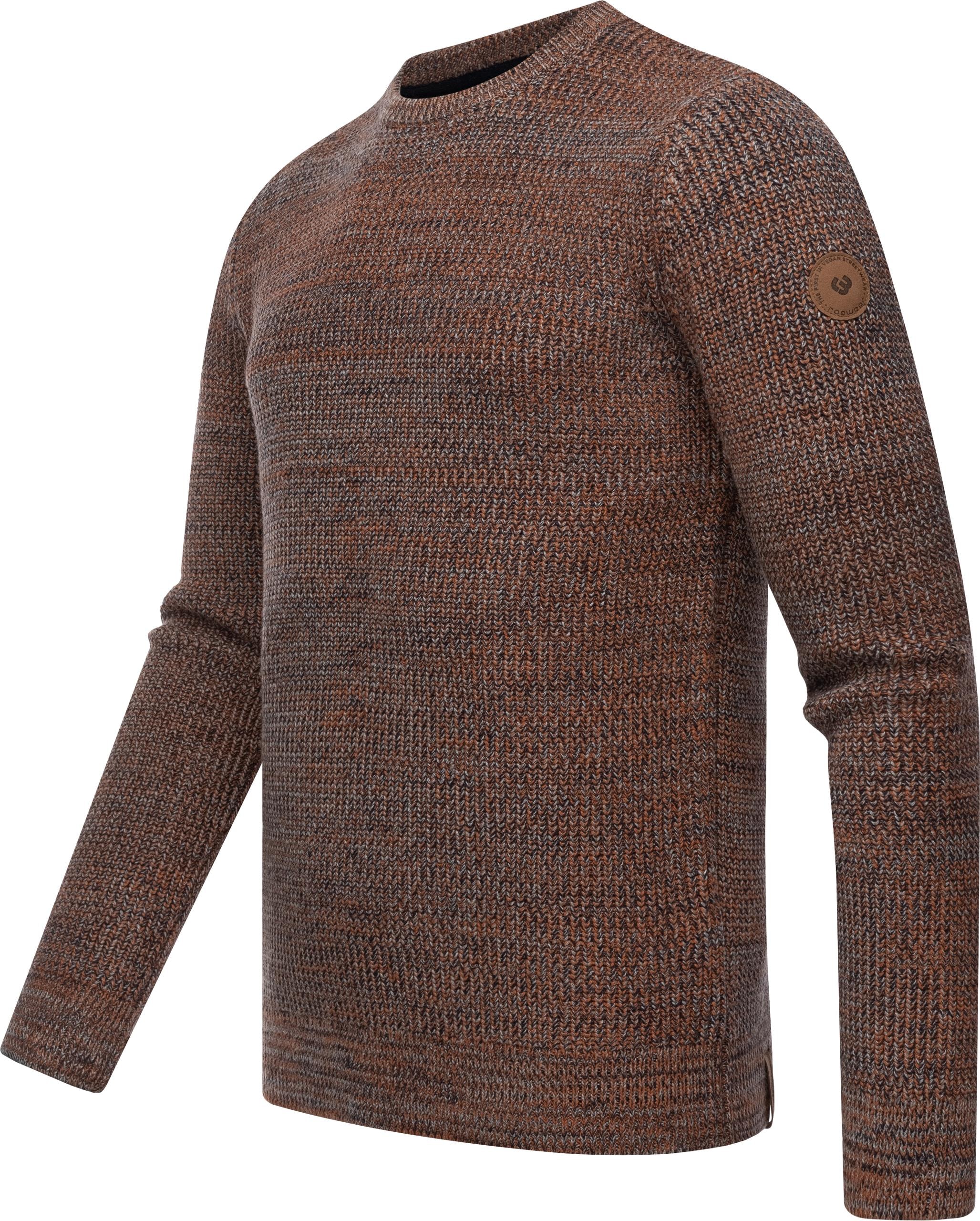 Ragwear Strickpullover "Aralt", stylischer Herren Sweatpullover mit Rippbün günstig online kaufen