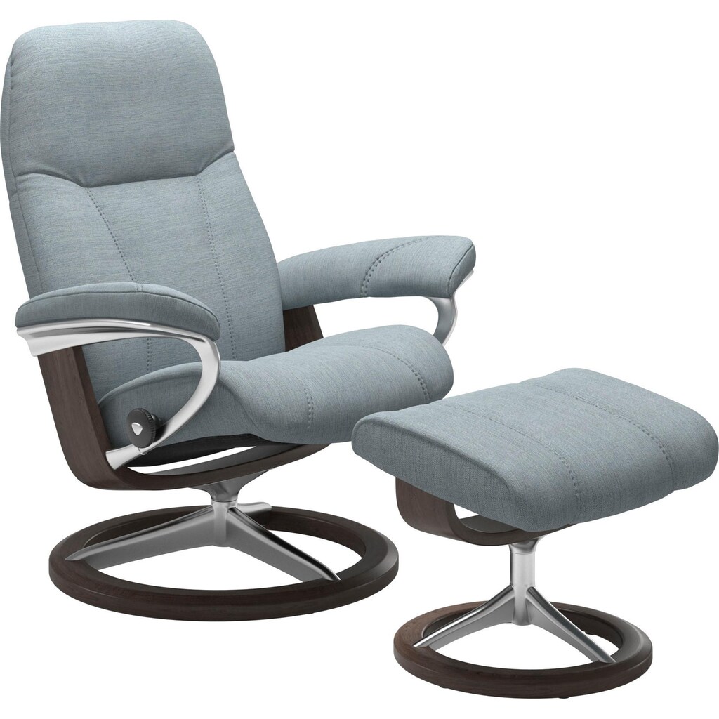 Stressless® Relaxsessel »Consul«, (Set, Relaxsessel mit Hocker)