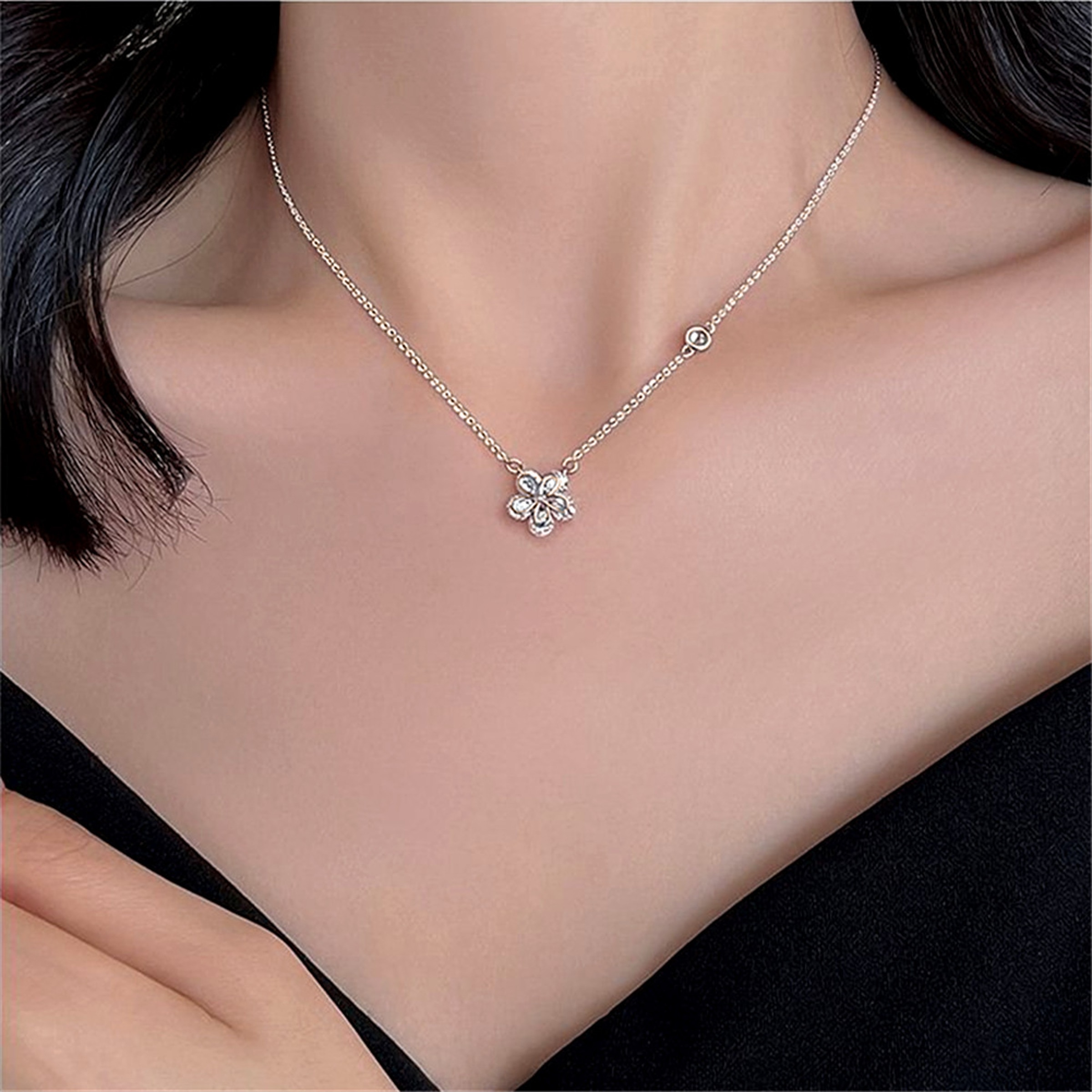 COLLEZIONE ALESSANDRO Silberkette »Flower«, aus 925 Sterling Silber