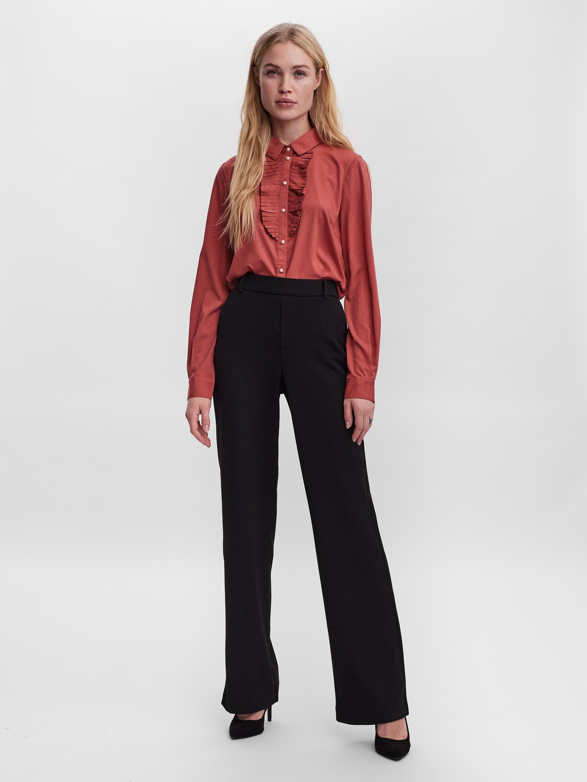 Vero Moda Anzughose »VMMAYA MR STRAIGHT SOLID PANT«