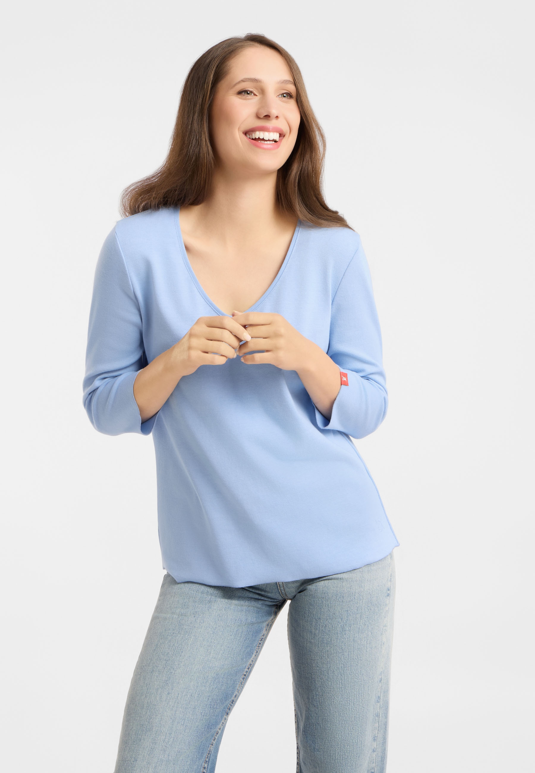 Frieda & Freddies Langarmshirt "Frieda & Freddies Shirt mit 3/4-Arm"