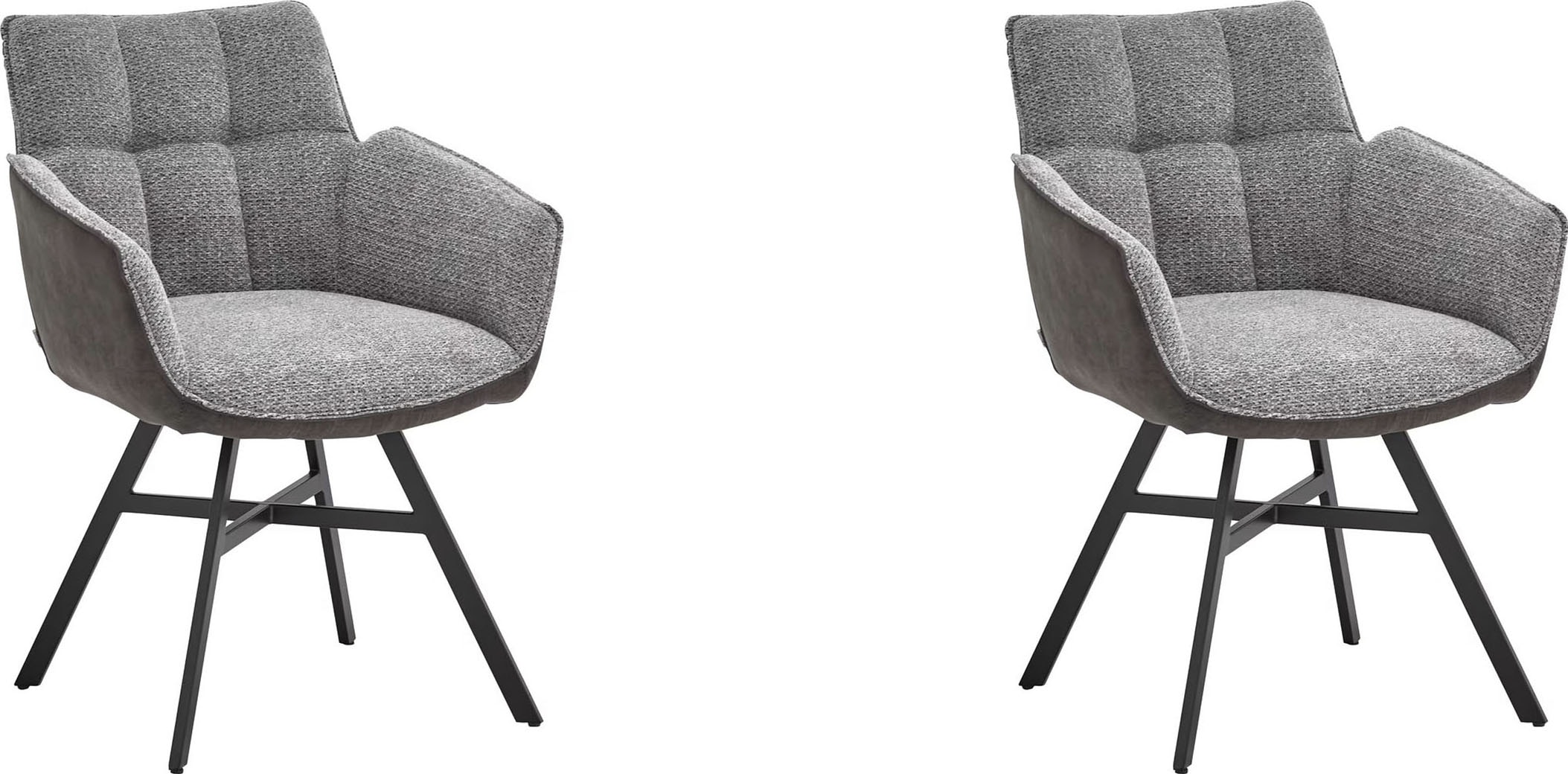 set one by Musterring Esszimmerstuhl "Frisco-B" (Set) 2 Stk.Bezug innen Che günstig online kaufen