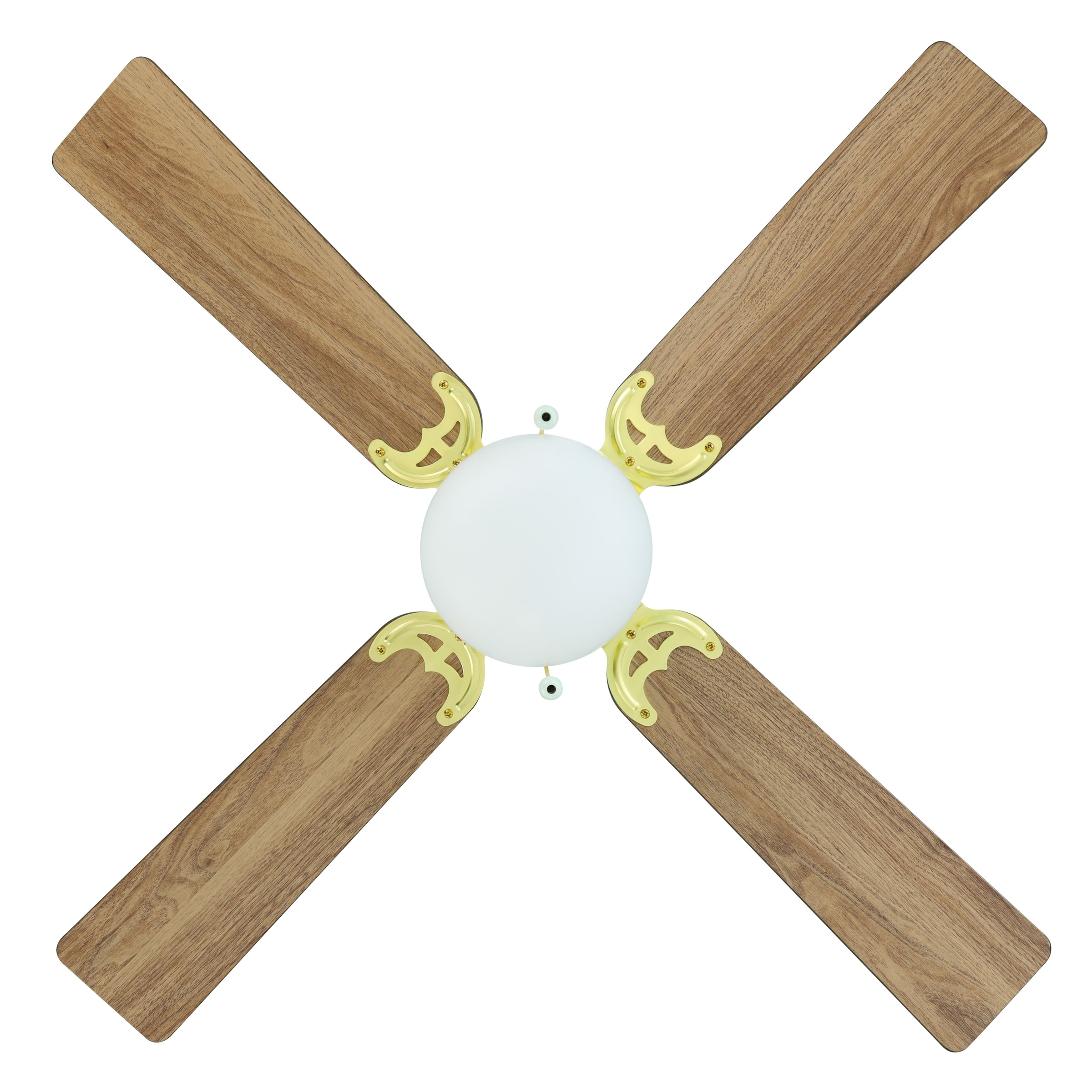 EGLO Deckenleuchte »FORTALEZA Ventilator & Licht - Stahl - E27 - 1X60W - IP20« E27 1 Stk. Ventilator mit Beleuchtung, Wohnzimmer, Schalfzimmern, H42 x Ø106,6 cm