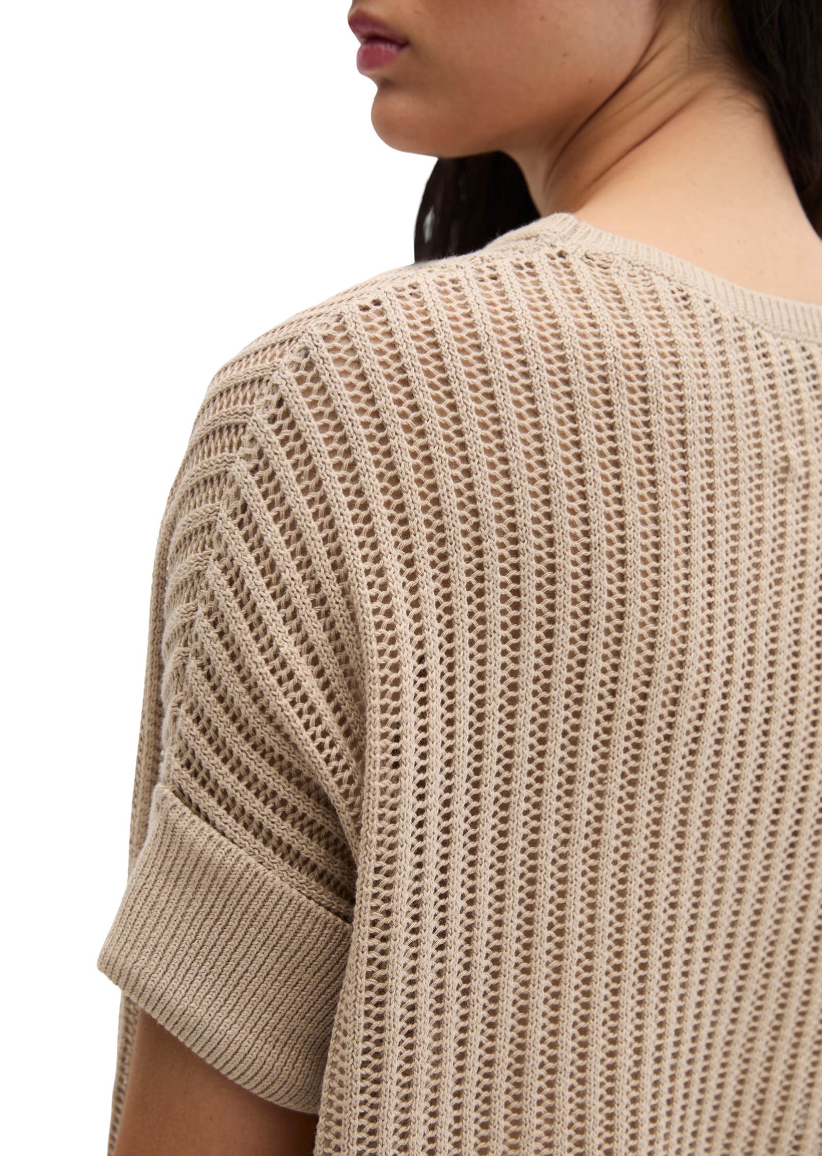 Marc O'Polo Strickpullover »aus Organic Cotton-Leinen-Mix«