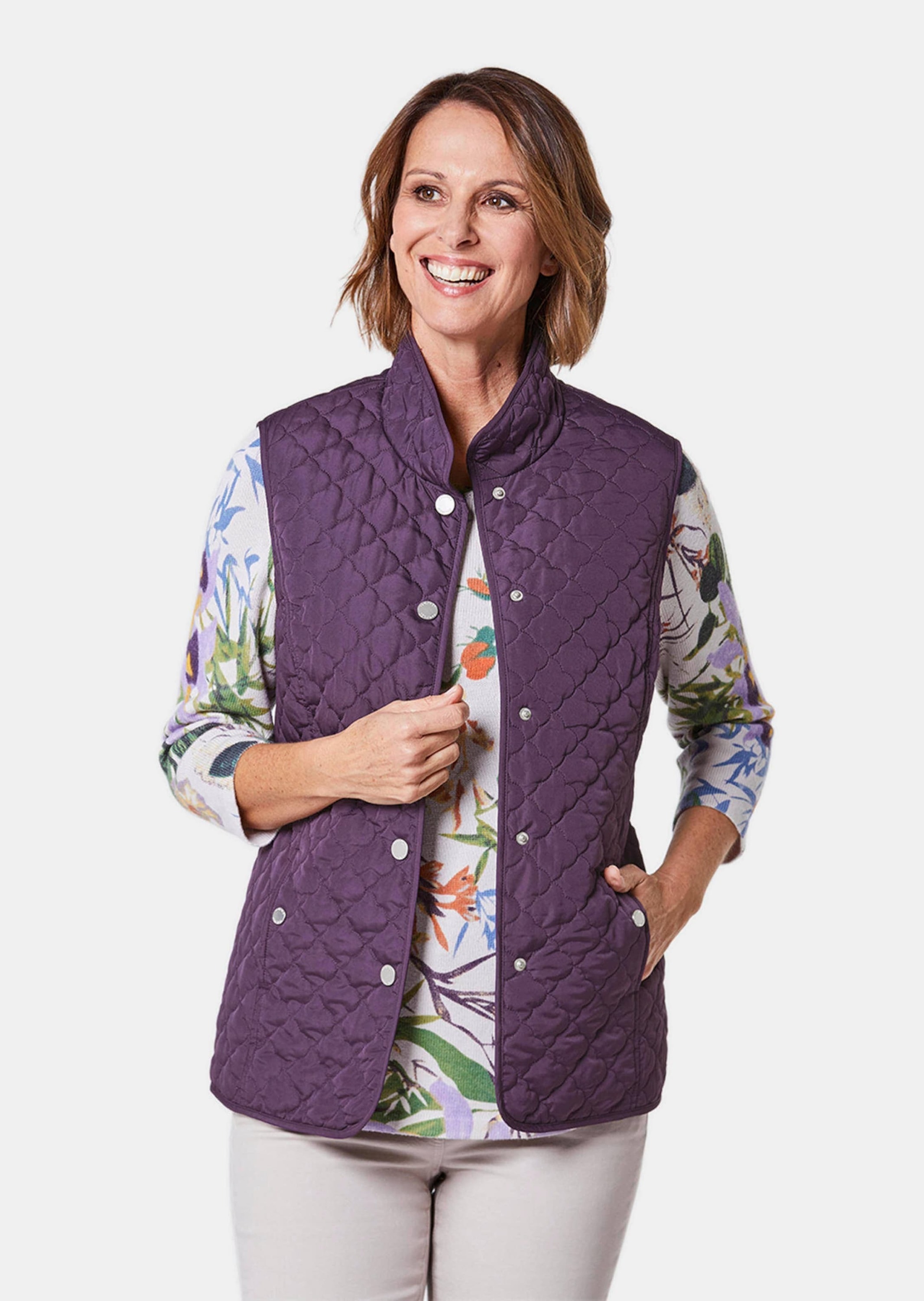 GOLDNER Kurzweste "Sportive Steppweste" Druckknöpfe mit hochwertiger GOLDNE günstig online kaufen