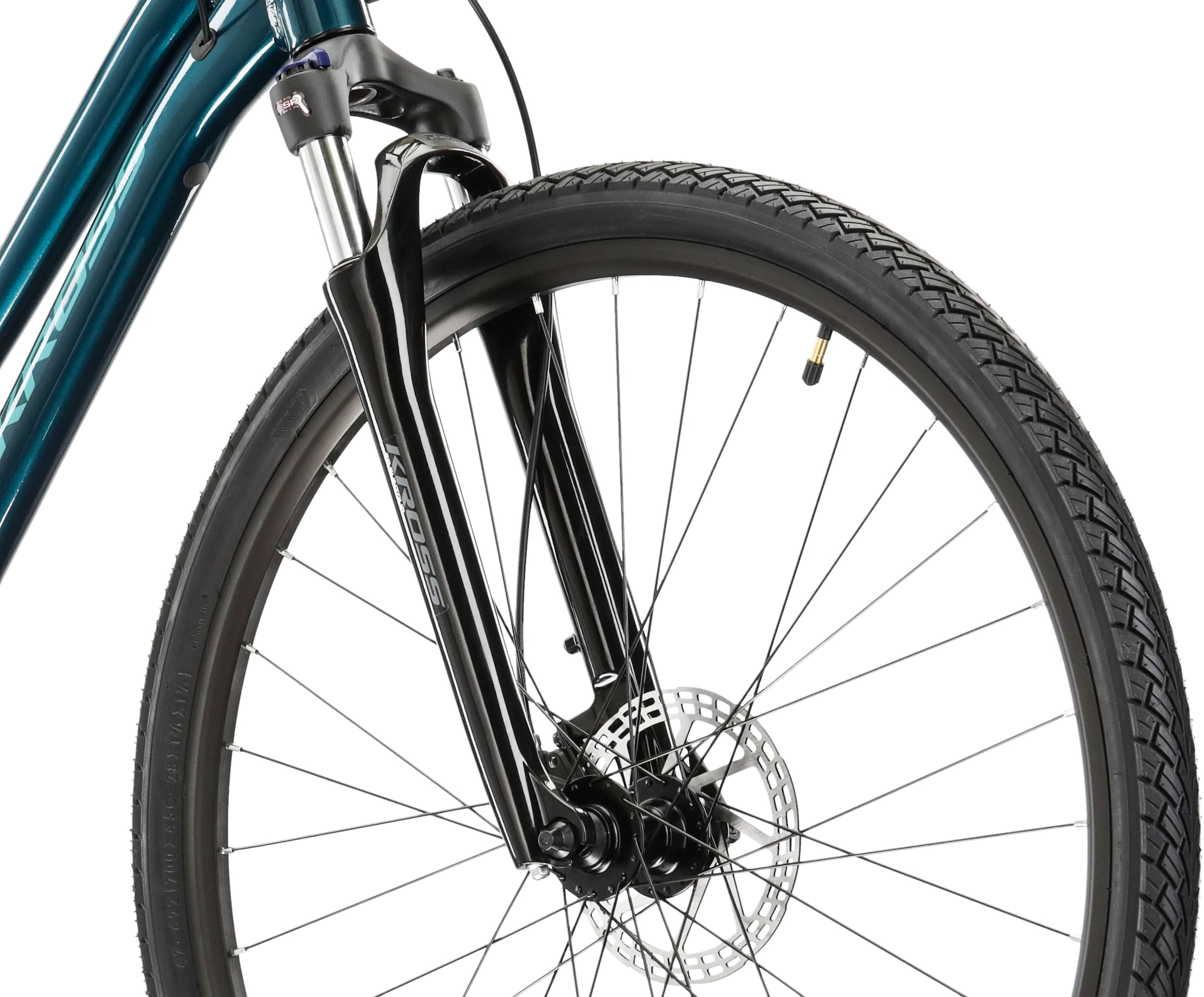 Kross Crossrad »KROSS Crossbike Evado 5.0 28" türkis 27 Gänge«, 27 Gang, Shimano, Acera Schaltwerk, Kettenschaltung