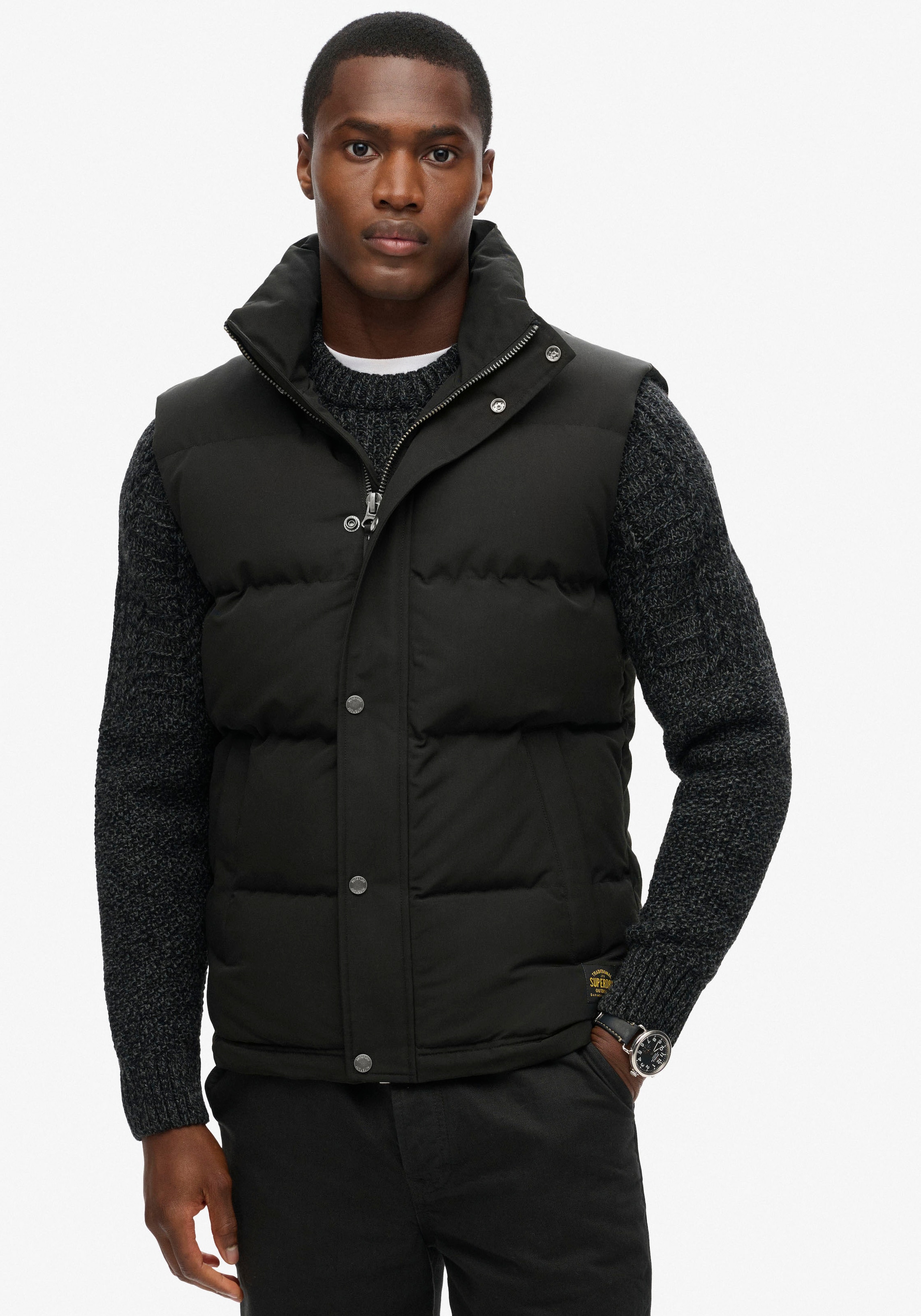 Superdry Steppweste »NON HOODED EVEREST GILET«