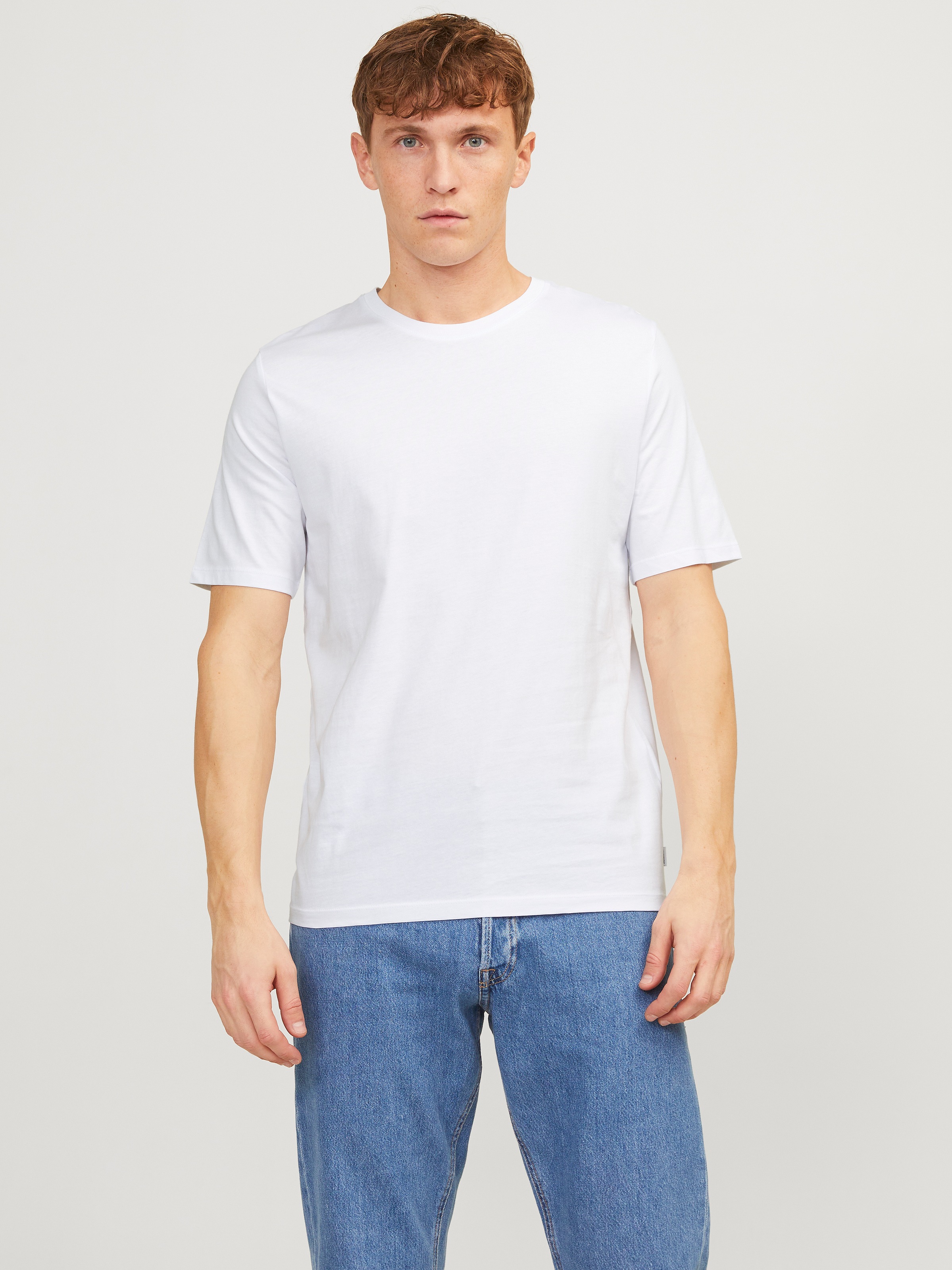 Jack & Jones T-Shirt "JJEORGANIC BASIC TEE SS O-NE 5PK MP NOOS" Packung, 5e günstig online kaufen
