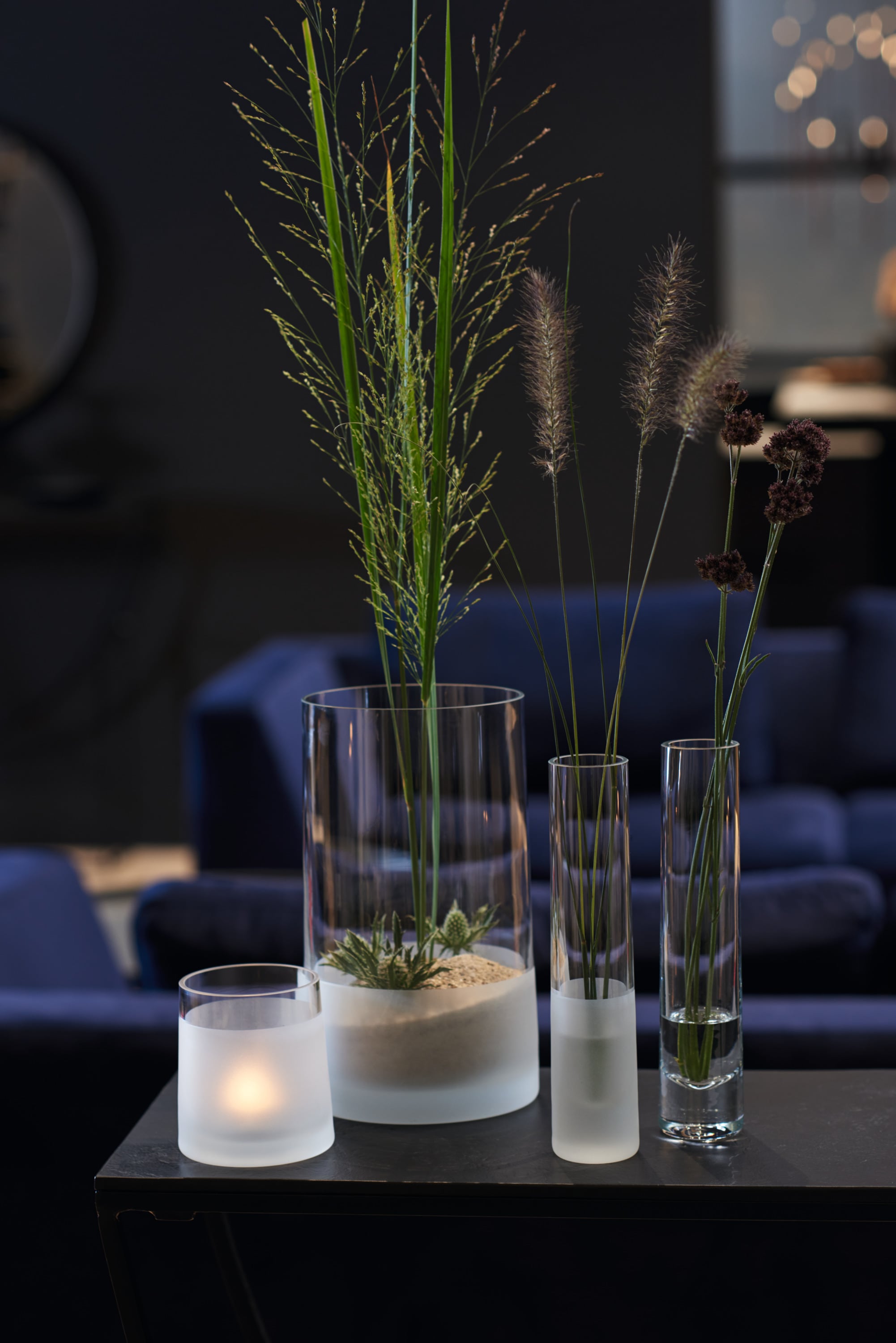 LEONARDO Tischvase »Dekovase Novara, handgefertigt« aus Glas, Höhe ca. 26 cm