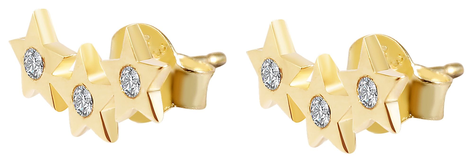 Adelia´s Paar Ohrhänger "Damen Ohrringe – Ohrstecker aus 333 Gold mit Zirko günstig online kaufen