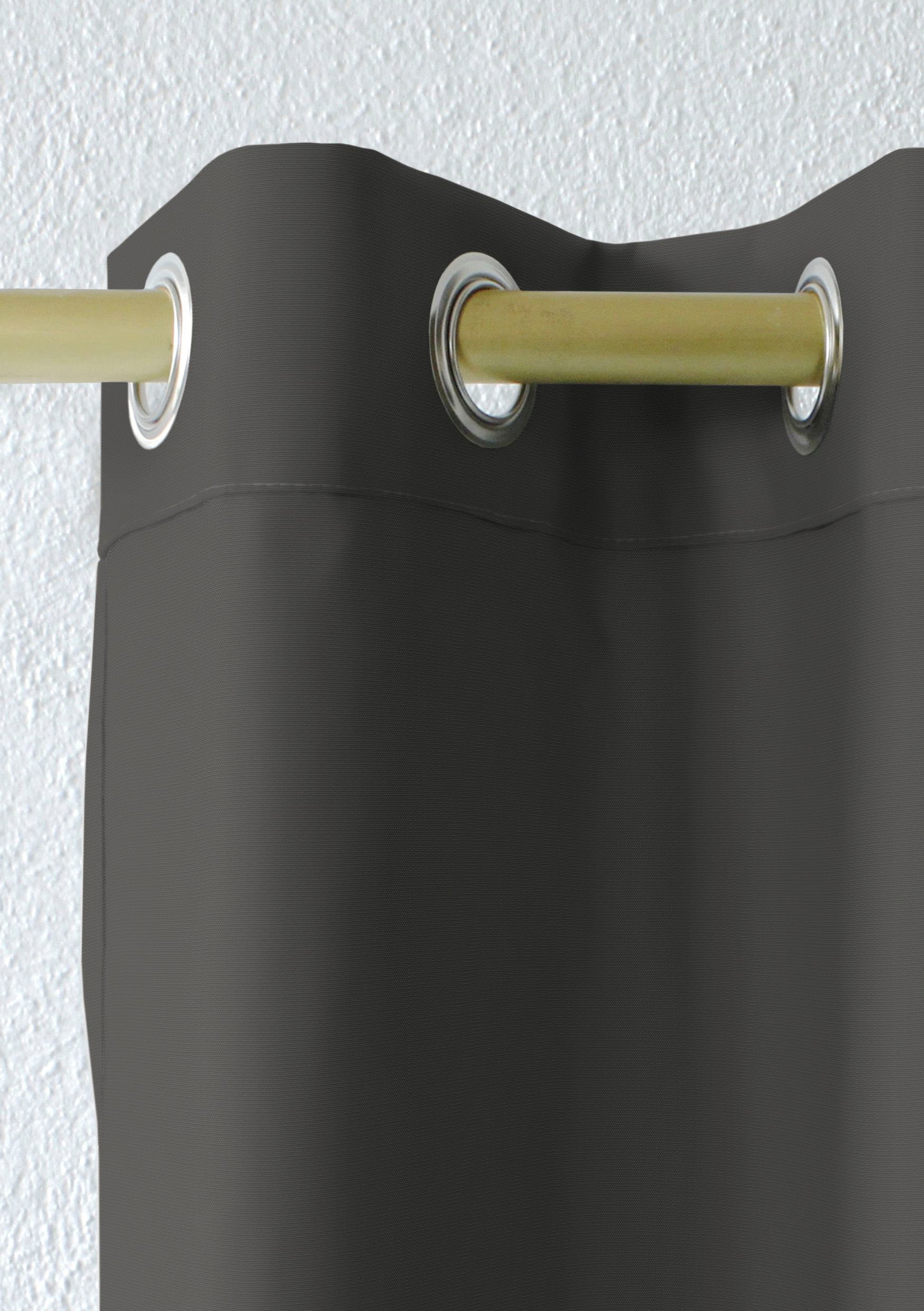 APELT Vorhang "4362 Rips Uni" Ösen 1 Stk. tlg. Wasser- und Schmutzabweisend günstig online kaufen