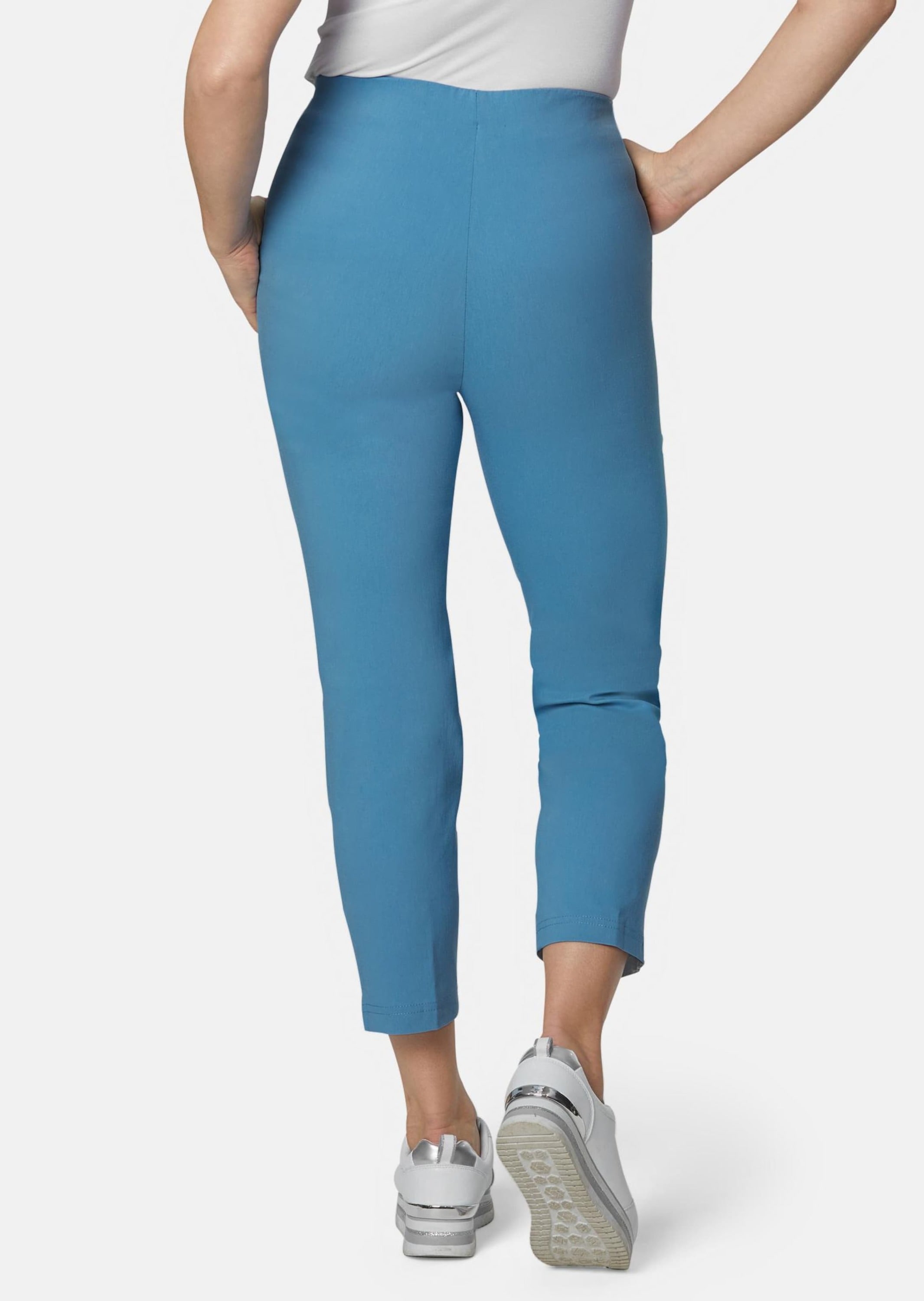GOLDNER 7/8-Hose »Kurzgröße Moderne Hose mit streckenden Biesen«