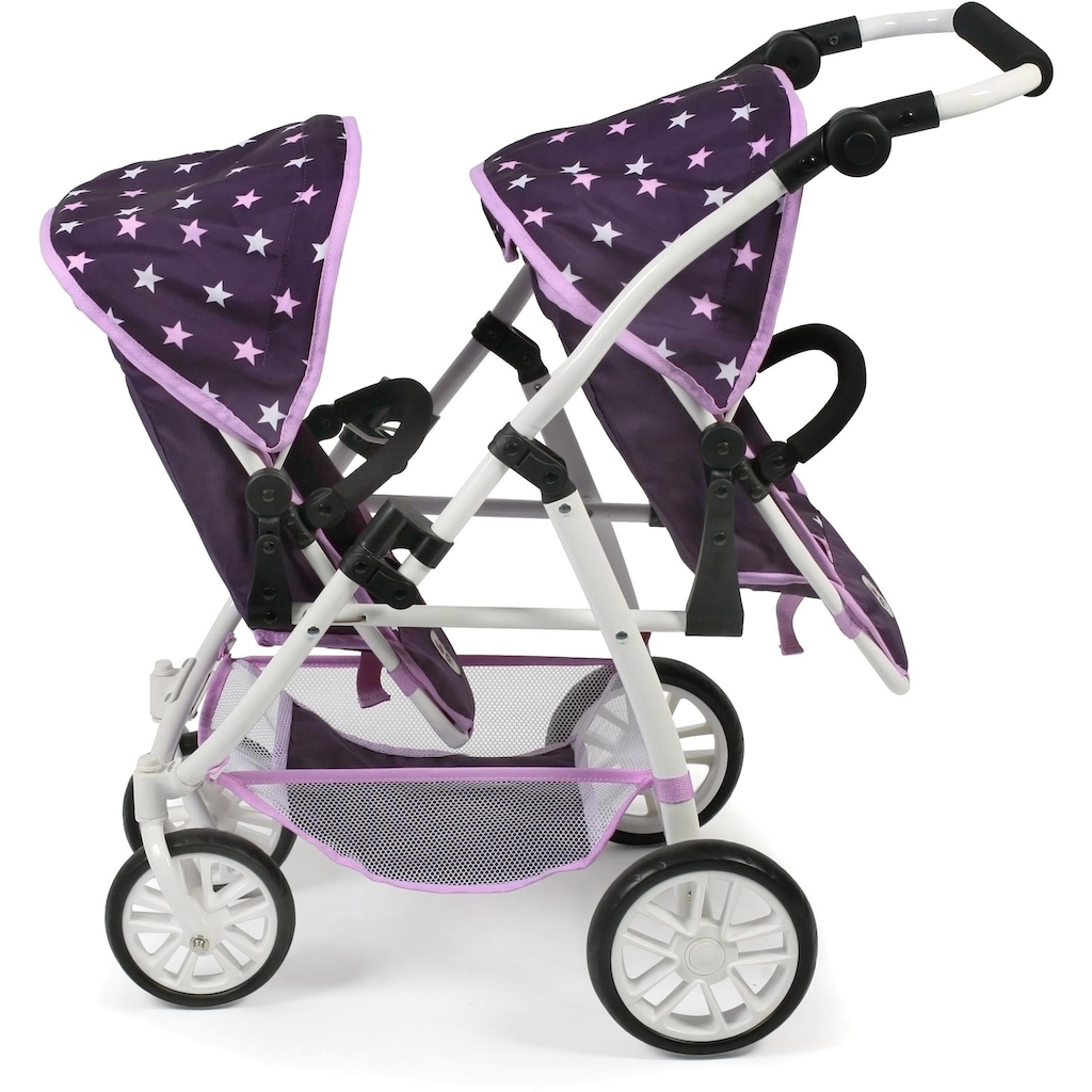 CHIC2000 Puppen-Zwillingsbuggy »Vario, Stars Lila«