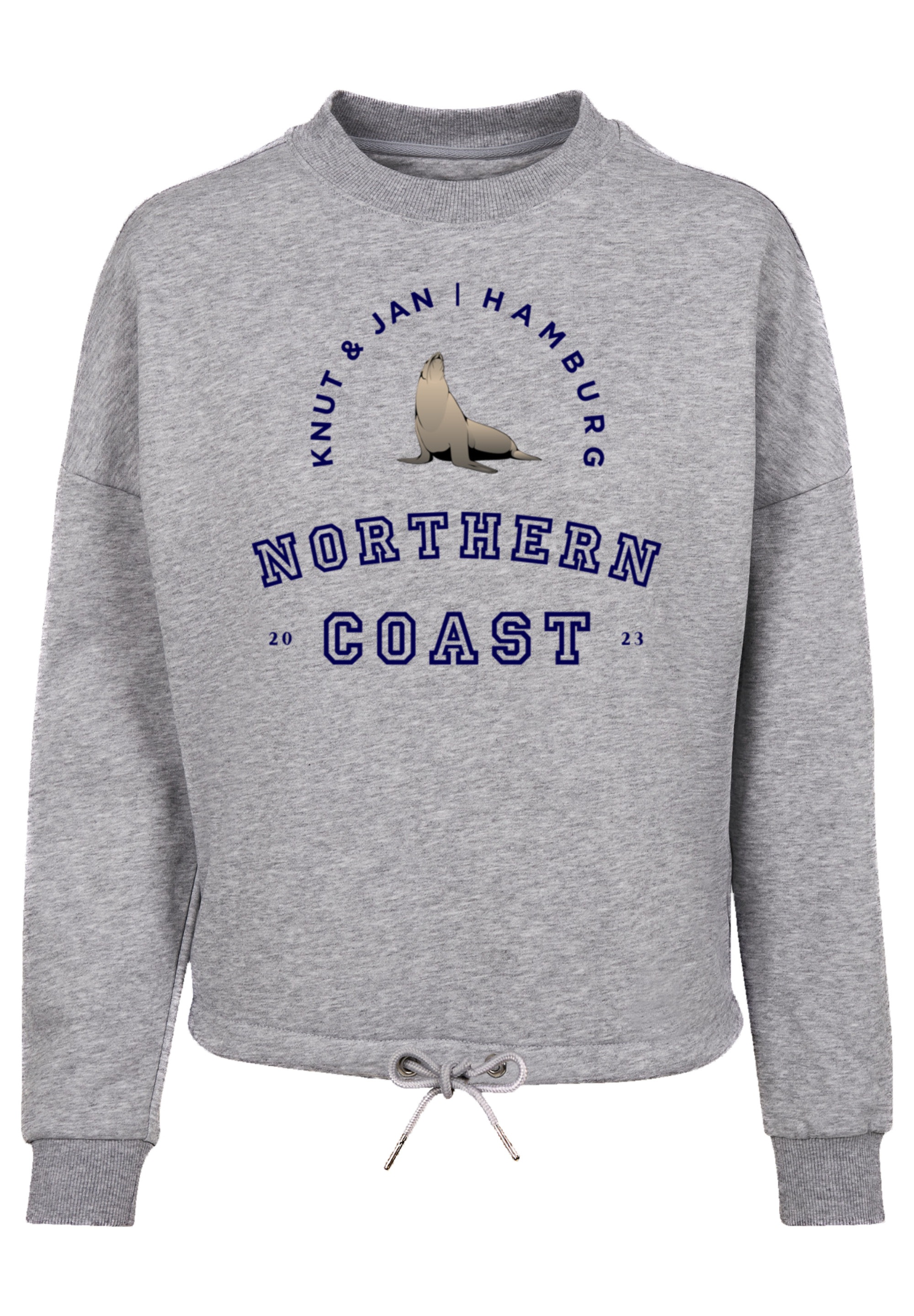 F4NT4STIC Sweatshirt »Robbe Knut & Jan Hamburg«, Print