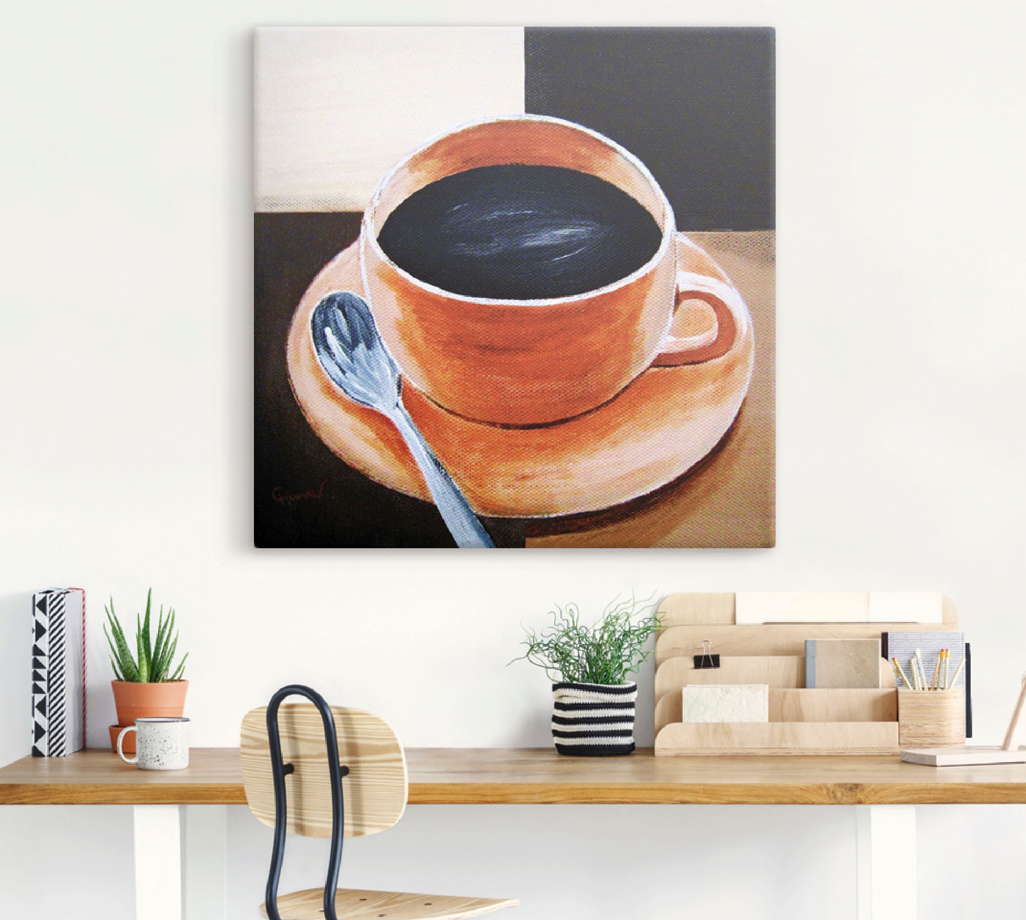 Artland Wandbild »Kaffee«, Getränke, BAUR bestellen als Größen Leinwandbild, St.), versch. oder Poster (1 in | Wandaufkleber