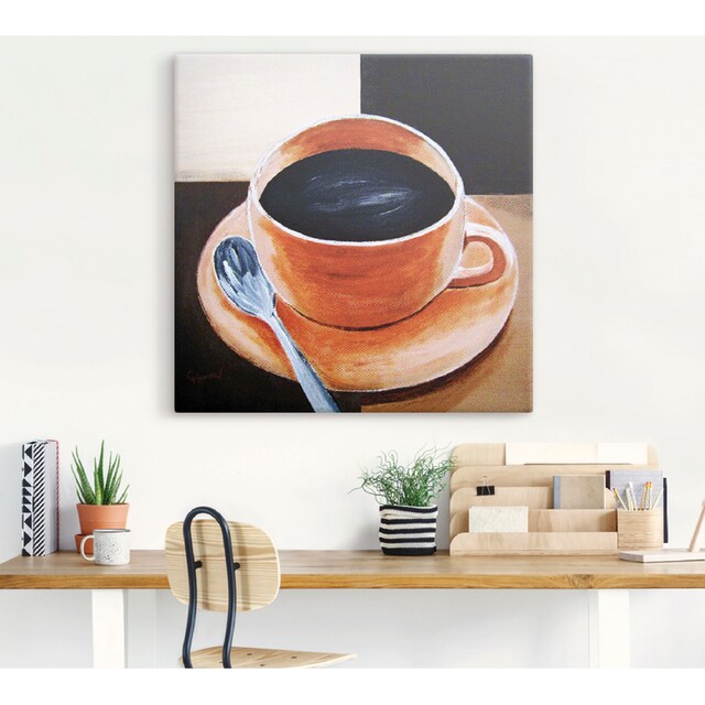 Artland Wandbild »Kaffee«, Getränke, (1 St.), als Leinwandbild,  Wandaufkleber oder Poster in versch. Größen bestellen | BAUR