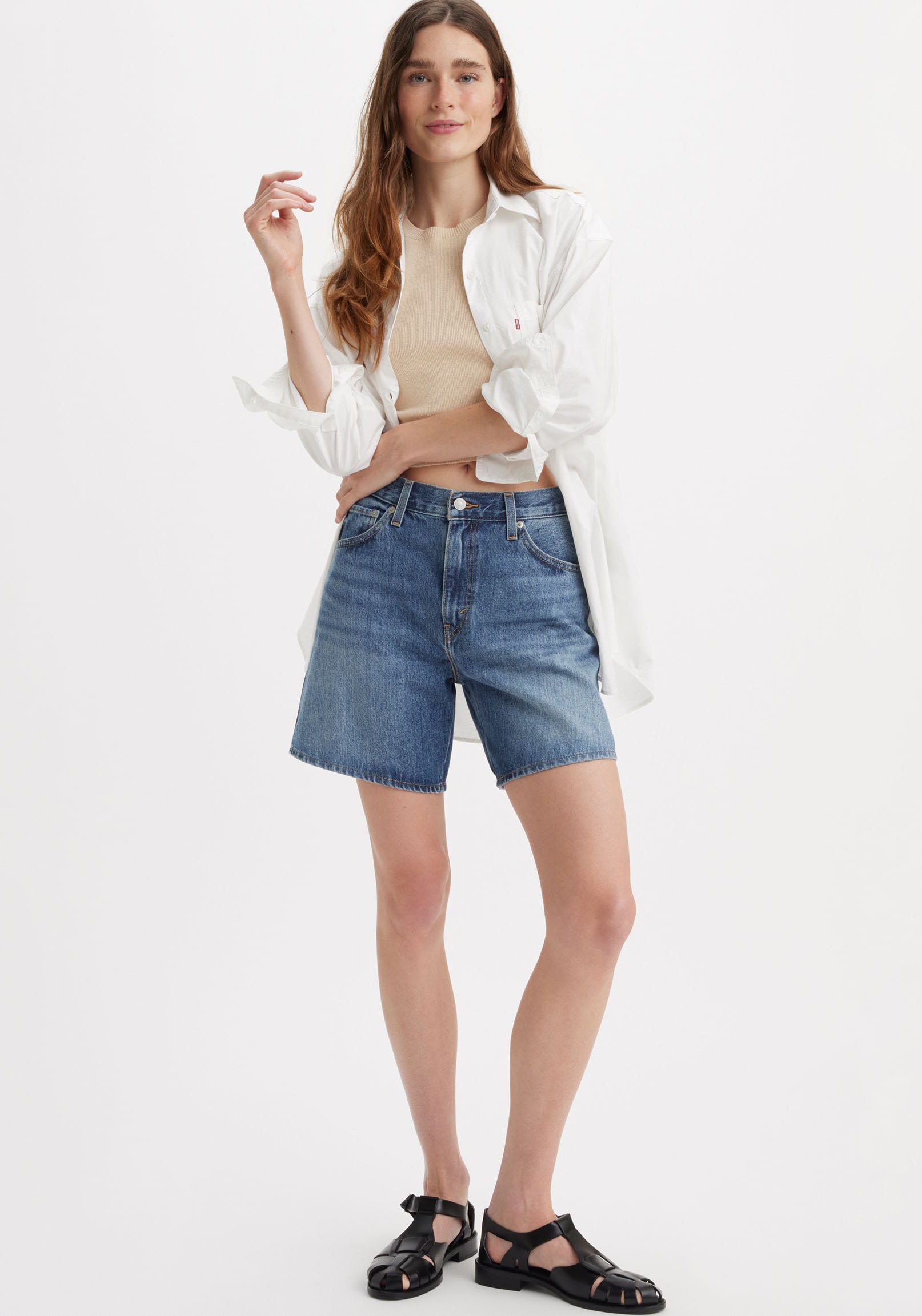 Levi's® Shorts »HIGH BAGGY SHORT«  im Five-Pocket Style