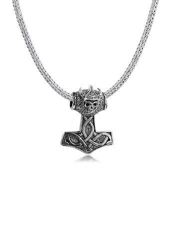Kette mit Anhänger »Herren Thor´s Hammer Keltischer Knoten 925 Silber«