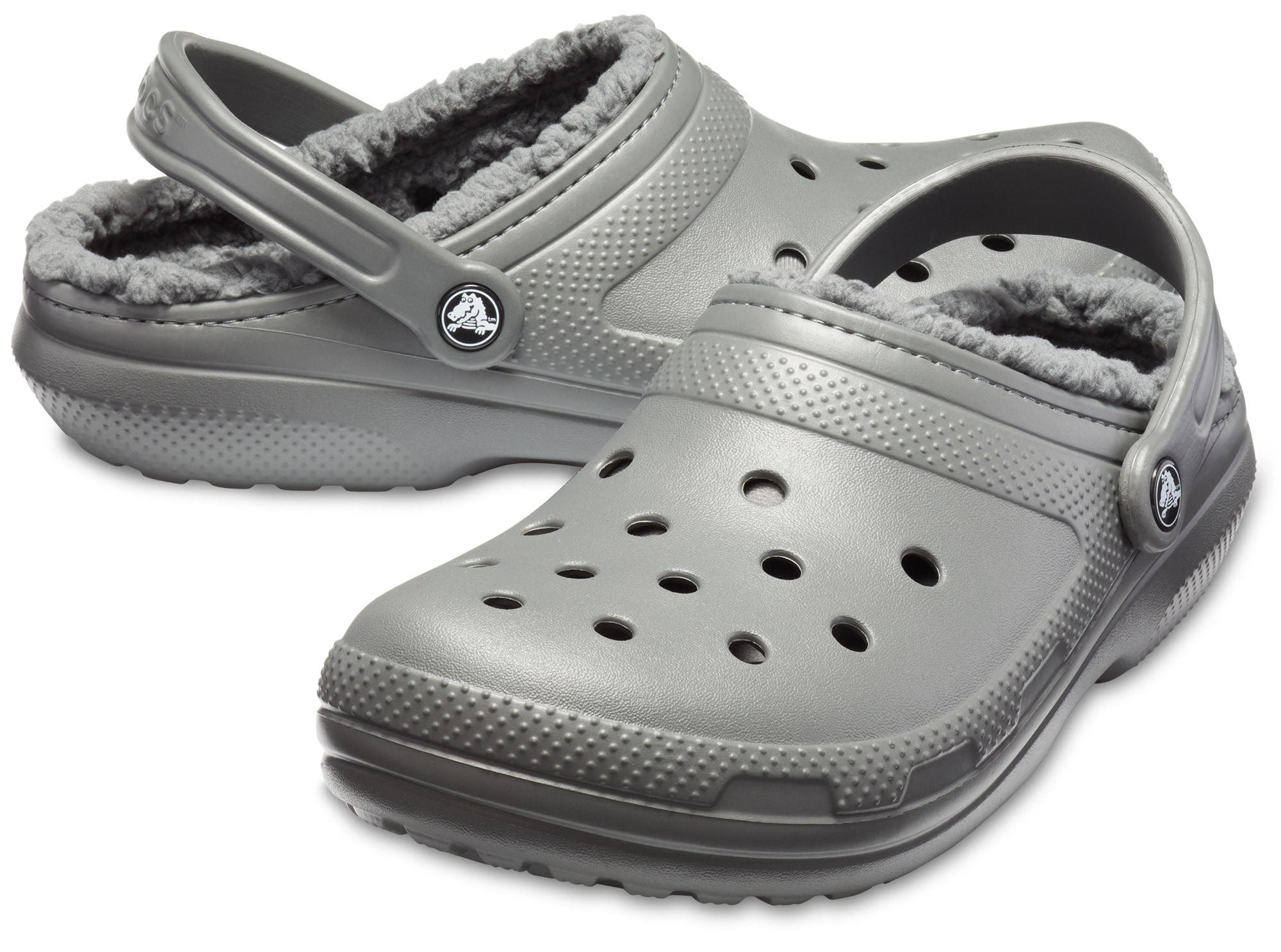 Crocs Hausschuh »Classic Lined Clog«, Gartenschuh, Schlappen, Clog, mit kuscheligem Fellimitat