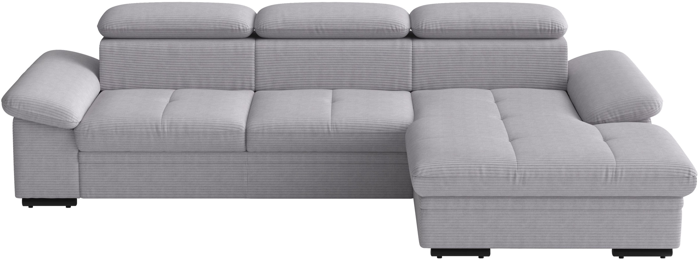 sit&more Ecksofa "Viola L-Form, B: 260 cm, Arm- & Kopfteilverstellung" optional Schlaffunktion,inkl Armteil- & Kopfteilverstellung