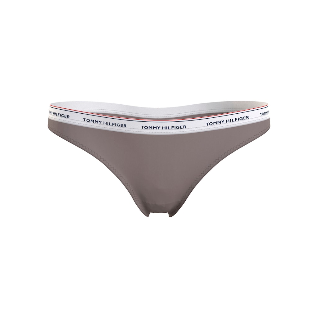 Tommy Hilfiger Underwear Slip »3 PACK THONG (EXT SIZES)«, (Packung, 3er), mit Tommy Hilfiger Logobund