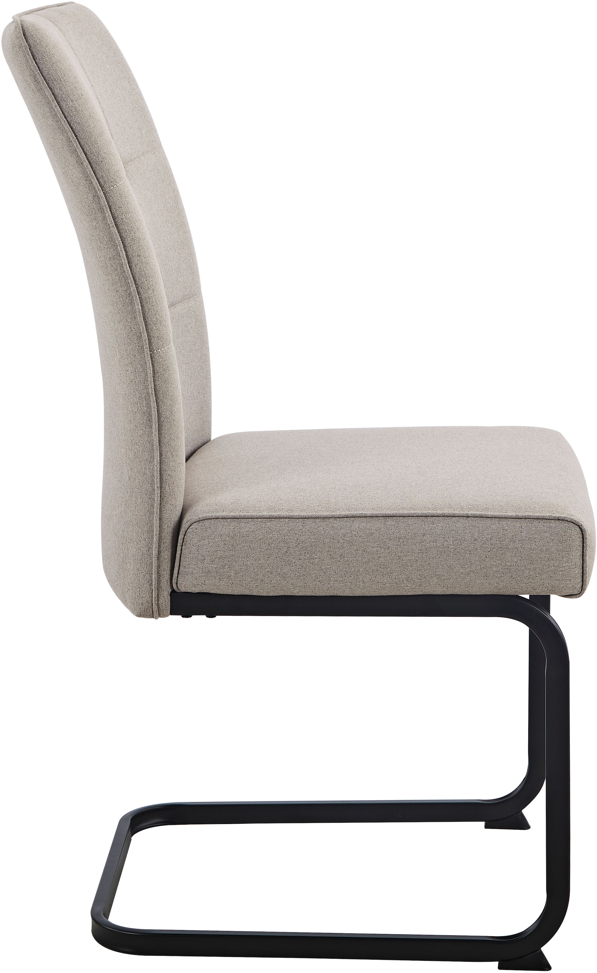 HELA Freischwinger »MALTA« (Set) 4 Stk.verschiedene Bezüge, Gestell Hochkant, Steppnähte