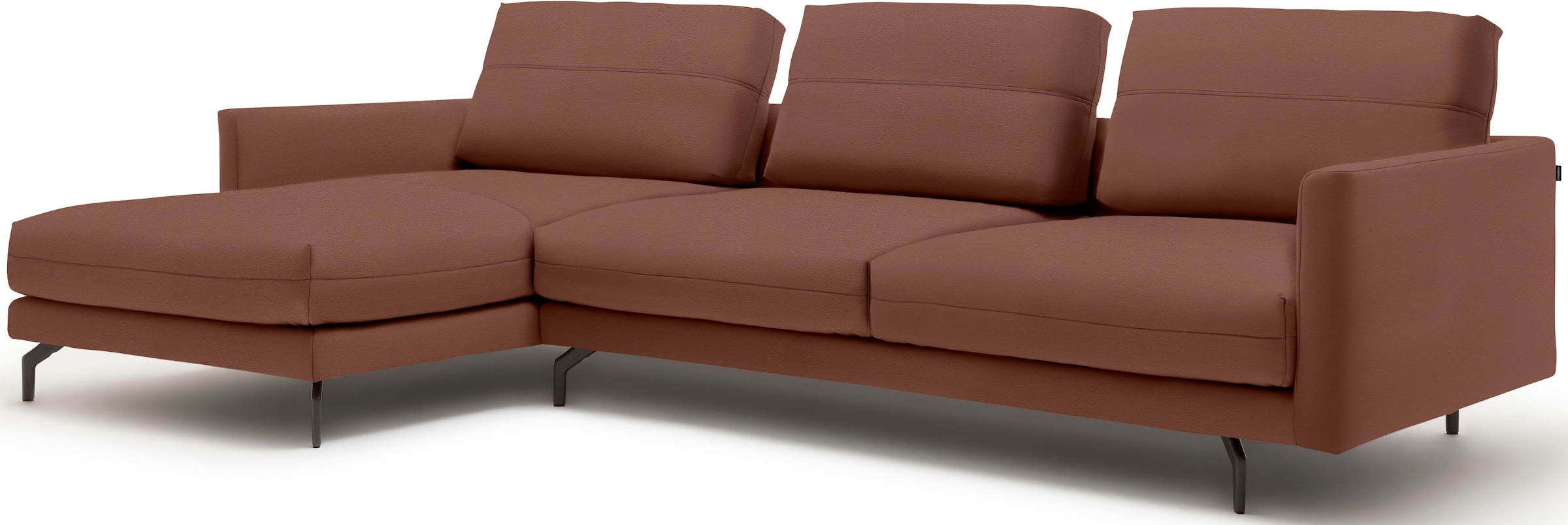 Creation BY ROLF BENZ Ecksofa »CR.414, Designecksofa, Polsterecke, L-Form«, wahlweise aus feinstem Rindsleder oder hochwertigem Chenille