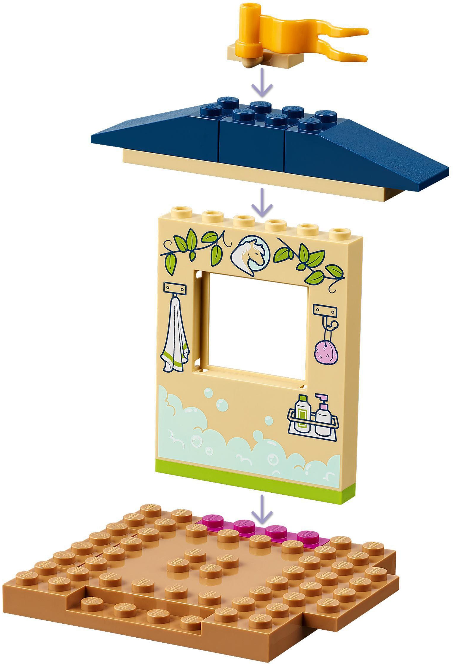 LEGO® Konstruktionsspielsteine »Ponypflege (41696), LEGO® Friends«, (60 St.), Made in Europe