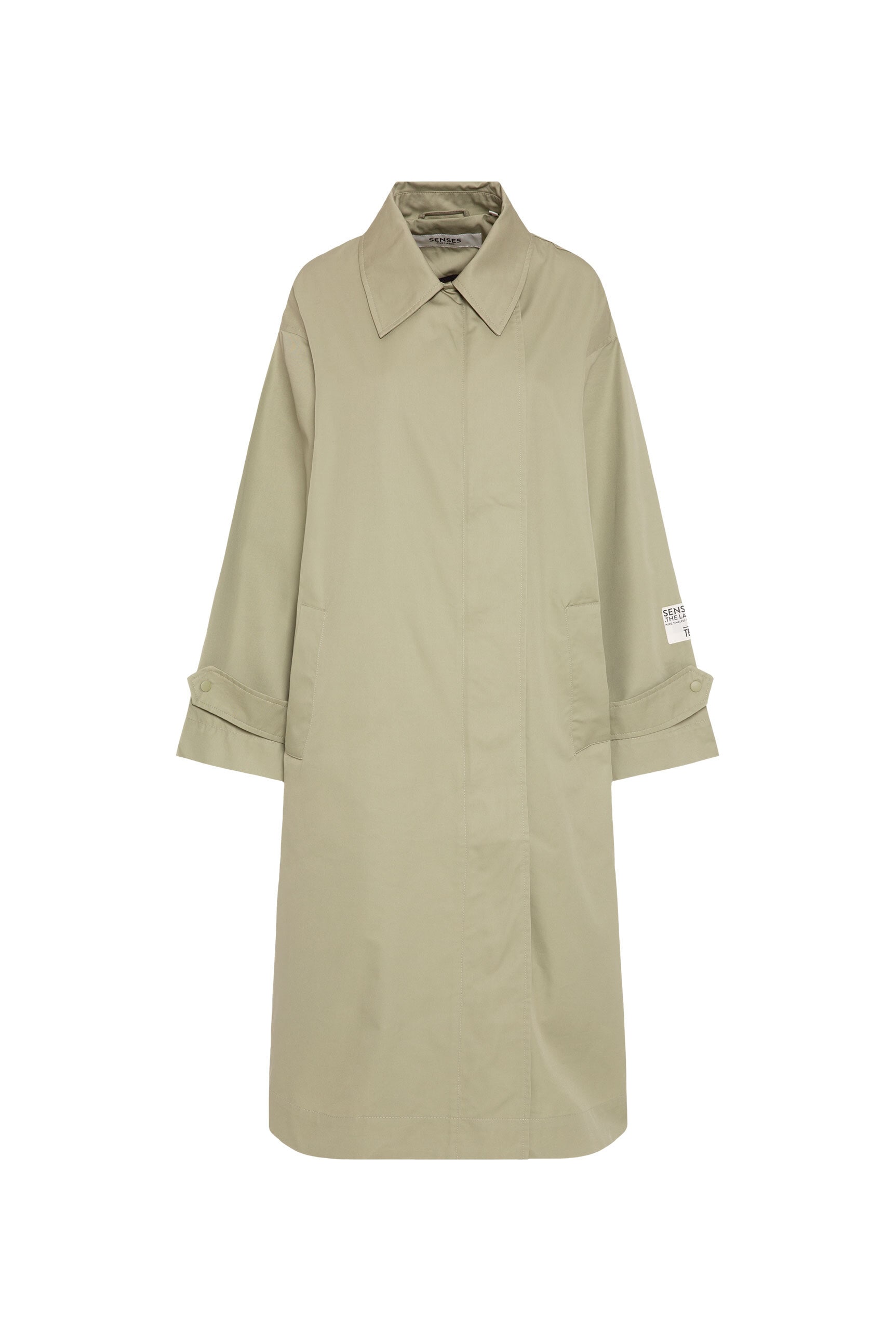SENSES.THE LABEL Langjacke, ohne Kapuze, mit langem Gehschlitz