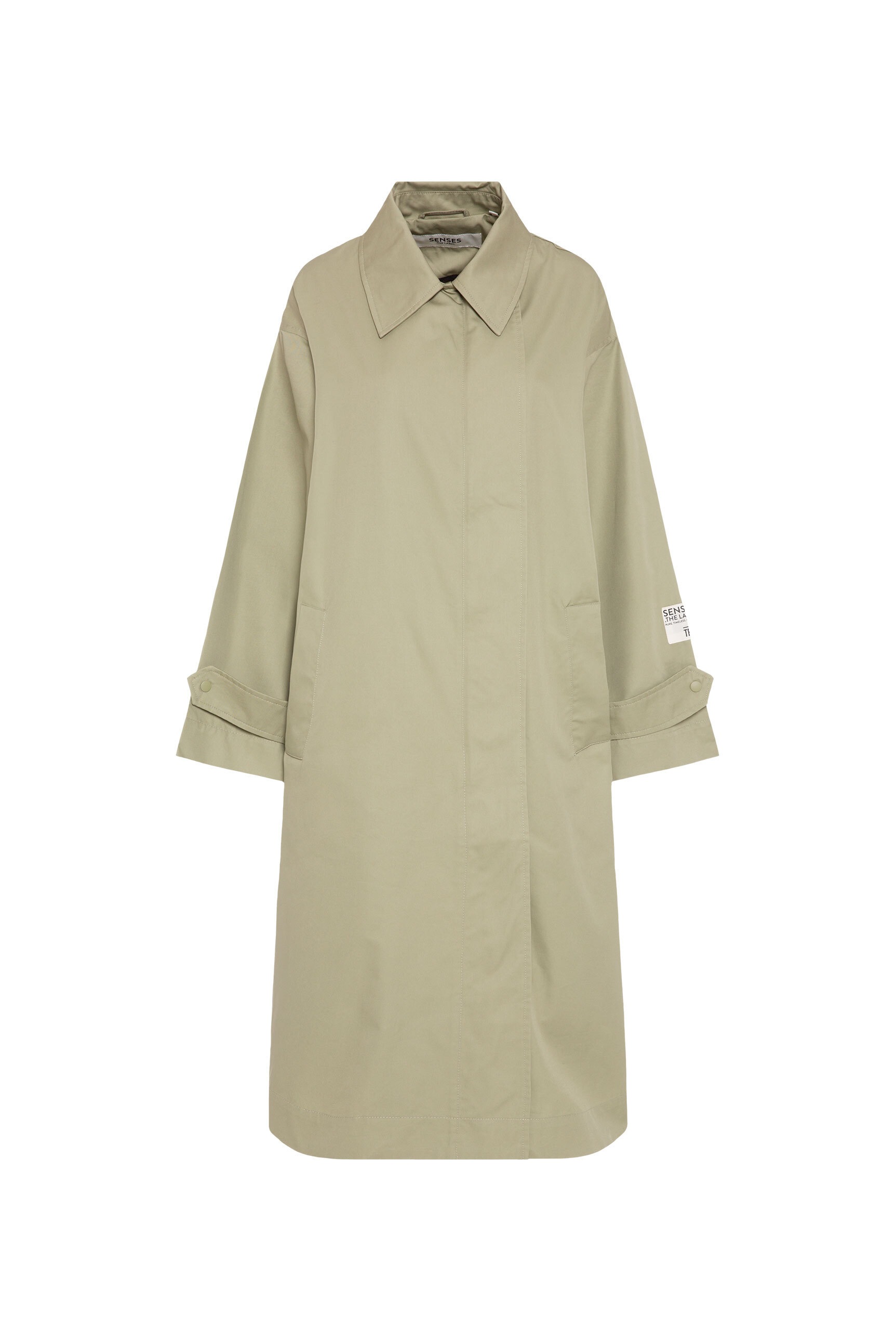 SENSES.THE LABEL Langjacke, ohne Kapuze, mit langem Gehschlitz günstig online kaufen