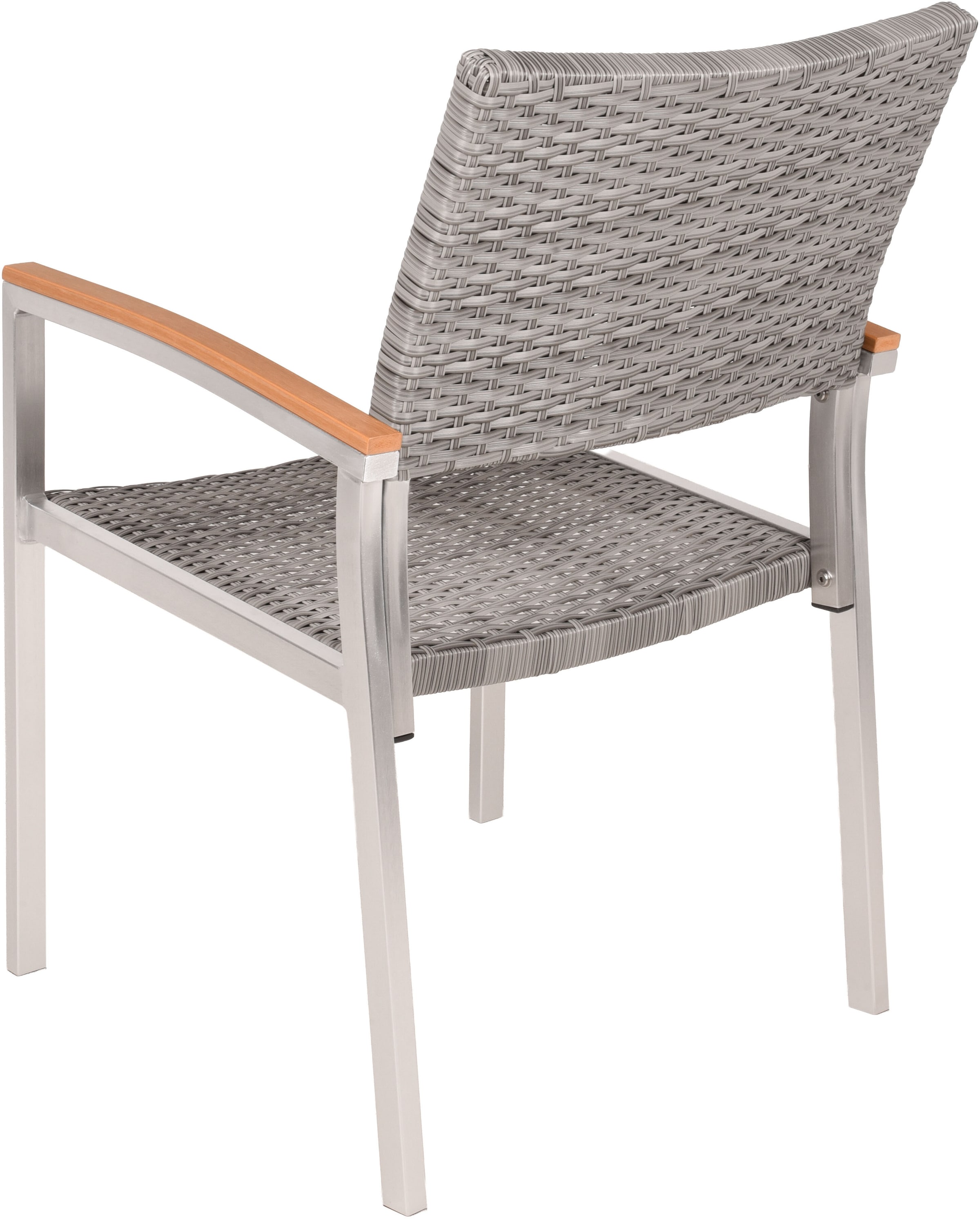 Garden Pleasure Stapelstuhl »LIVORNO« (Set) 2 Stk.Armlehne aus Non-Wood