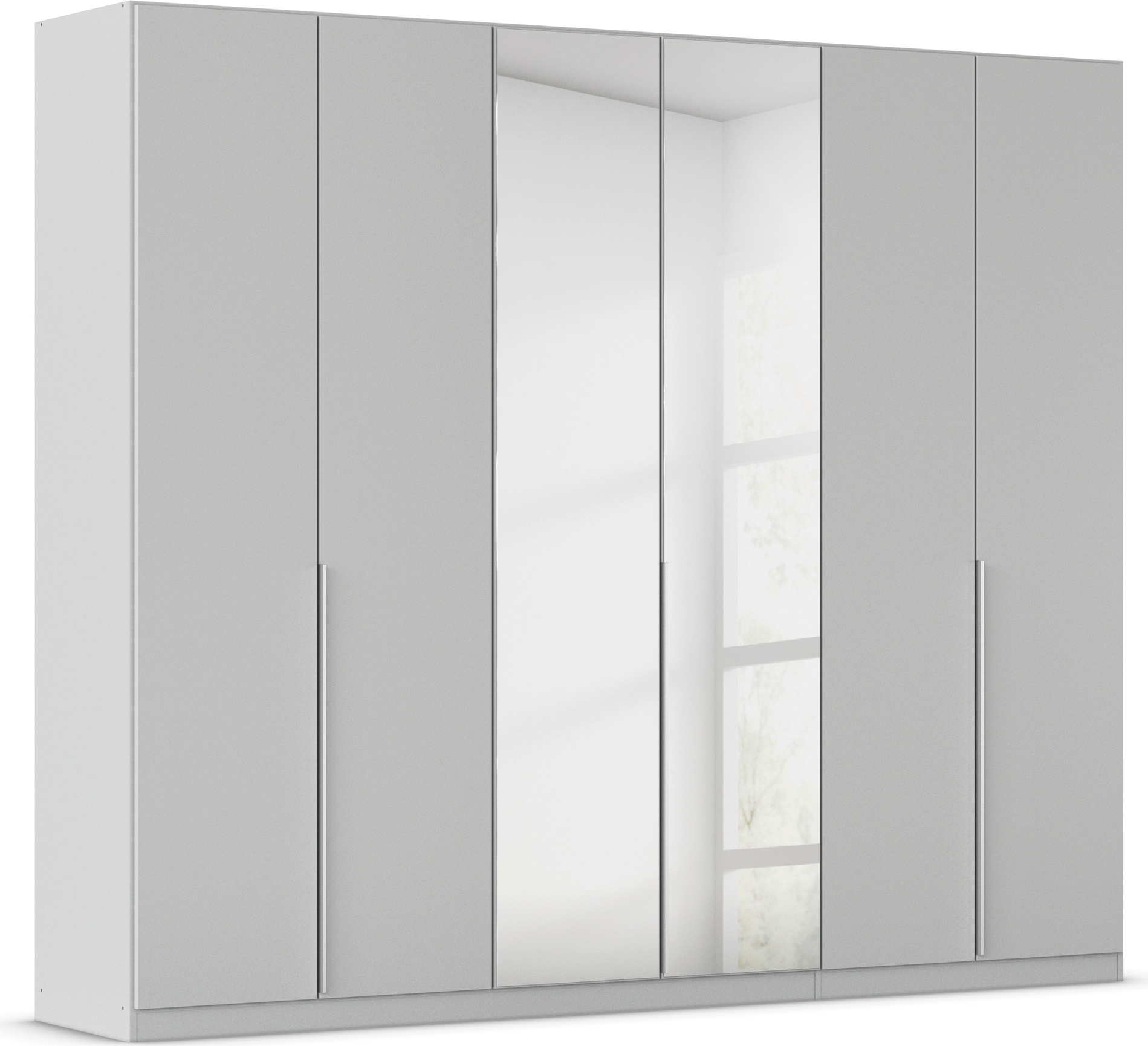 OTTO home Drehtürenschrank "Kleiderschrank Schrank Garderobe AGORDO mit Dekor- oder Hochglanzfront" in zwei Griff-Farben, Breiten 91-405 cm, durchdachte Innenausstattung, in 8 Breiten und 2 Höhen MADE IN GERMANY