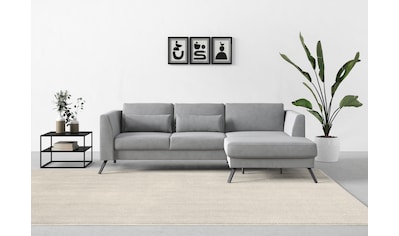 TRENDMANUFAKTUR Ecksofa »Bourbon«, wahlweise mit Bettfunktion und Bettkasten,  Tiefe Sitzfläche 54 cm bestellen | BAUR