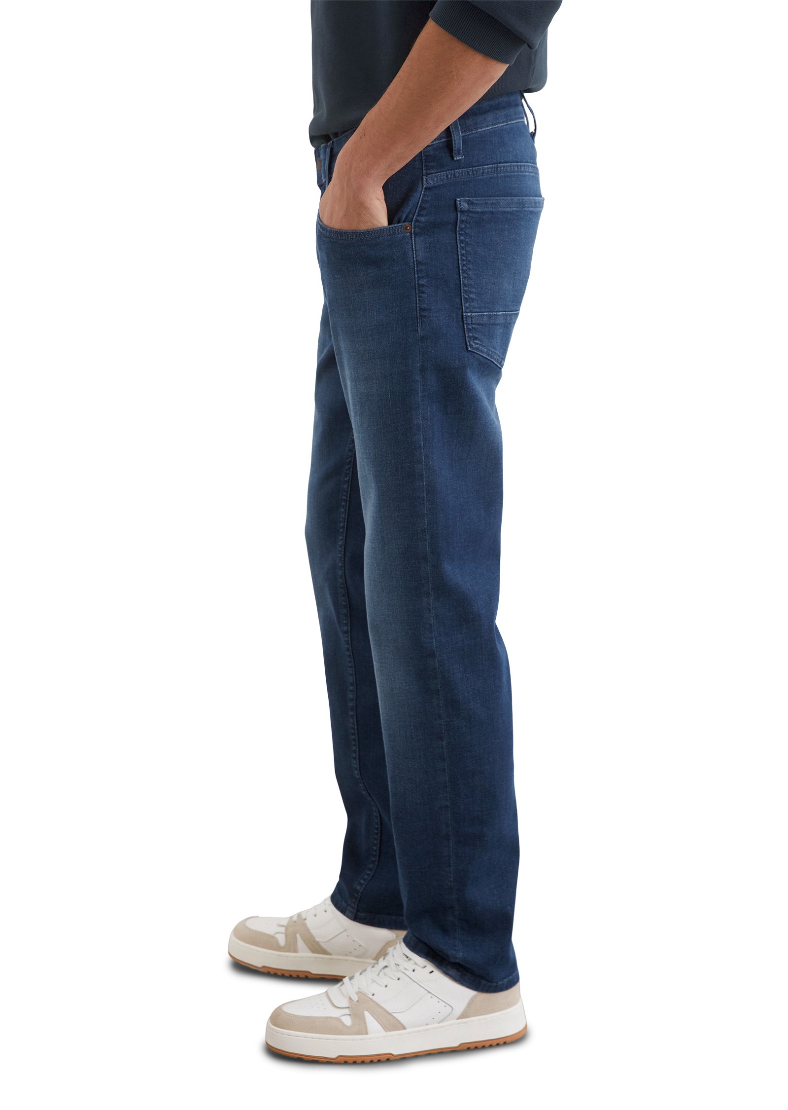 Marc OPolo Regular-fit-Jeans "aus leichtem Bio-Baumwoll-Mix" günstig online kaufen