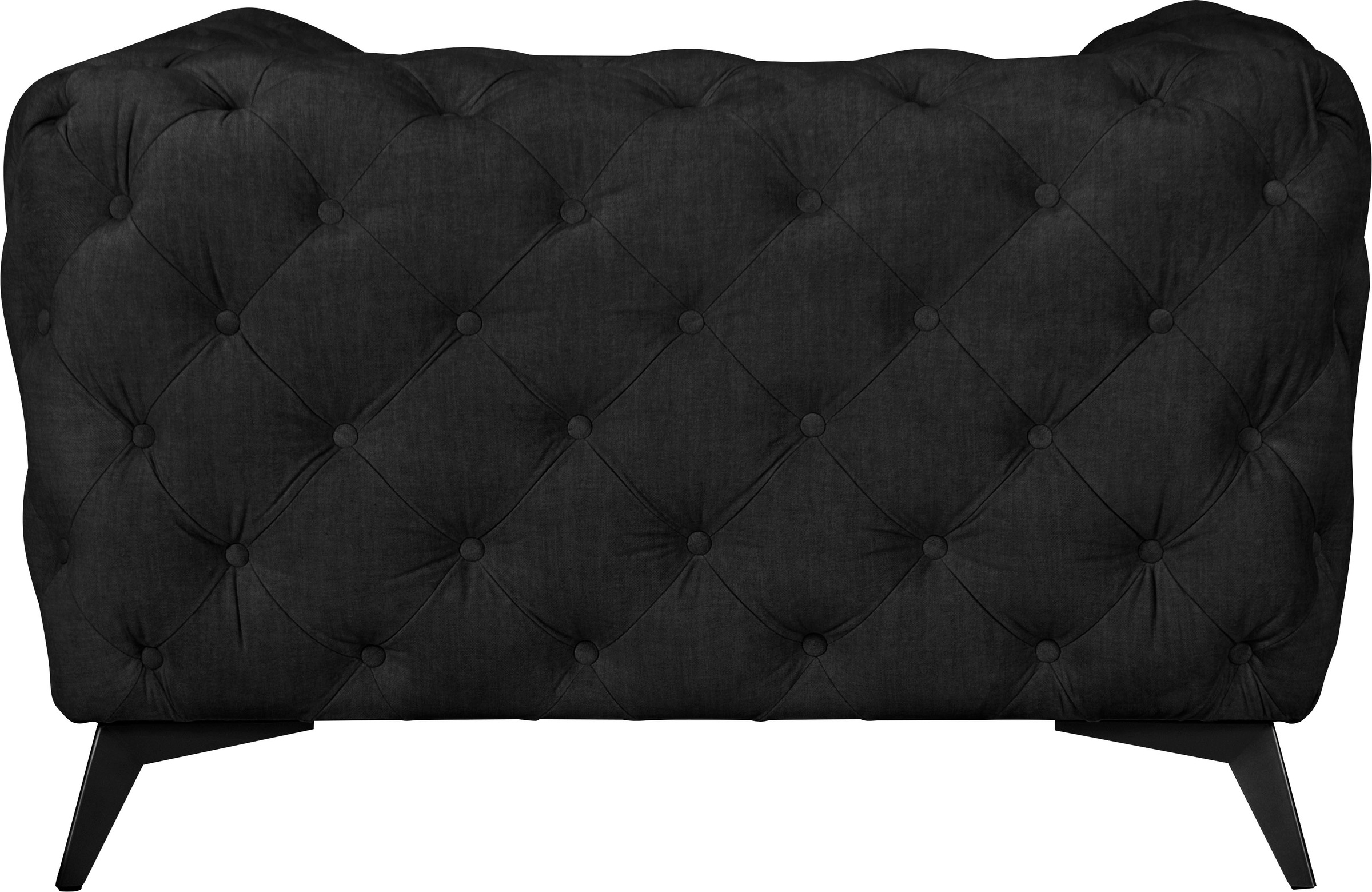 Leonique Chesterfield-Sessel »Glynis Sessel«, aufwändige Knopfheftung, moderne Chesterfield Optik, Fußfarbe wählbar
